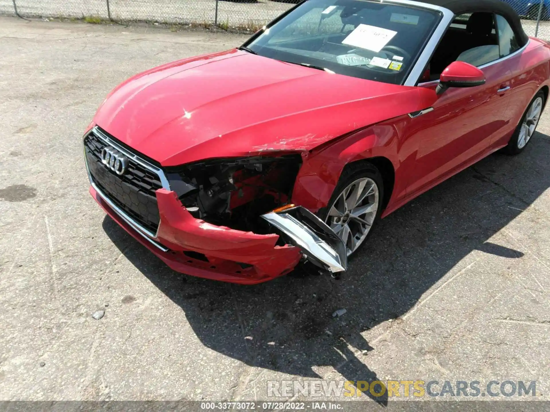 6 Photograph of a damaged car WAU2AGF51NN006009 AUDI A5 CABRIOLET 2022