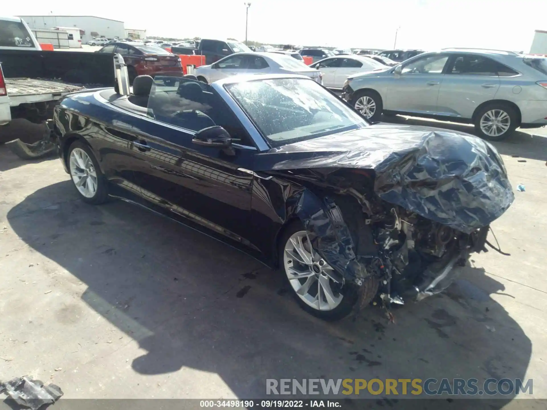 1 Photograph of a damaged car WAU2AGF52NN004611 AUDI A5 CABRIOLET 2022