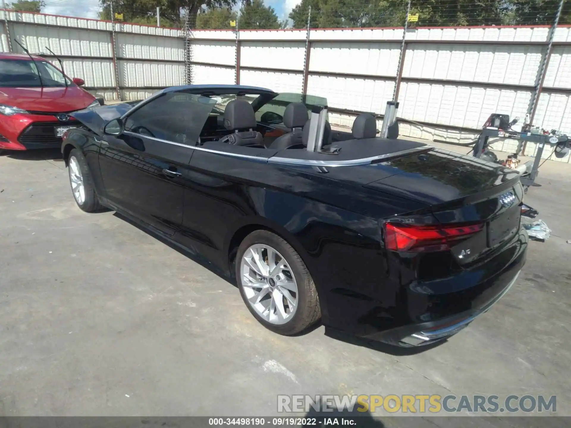 3 Photograph of a damaged car WAU2AGF52NN004611 AUDI A5 CABRIOLET 2022