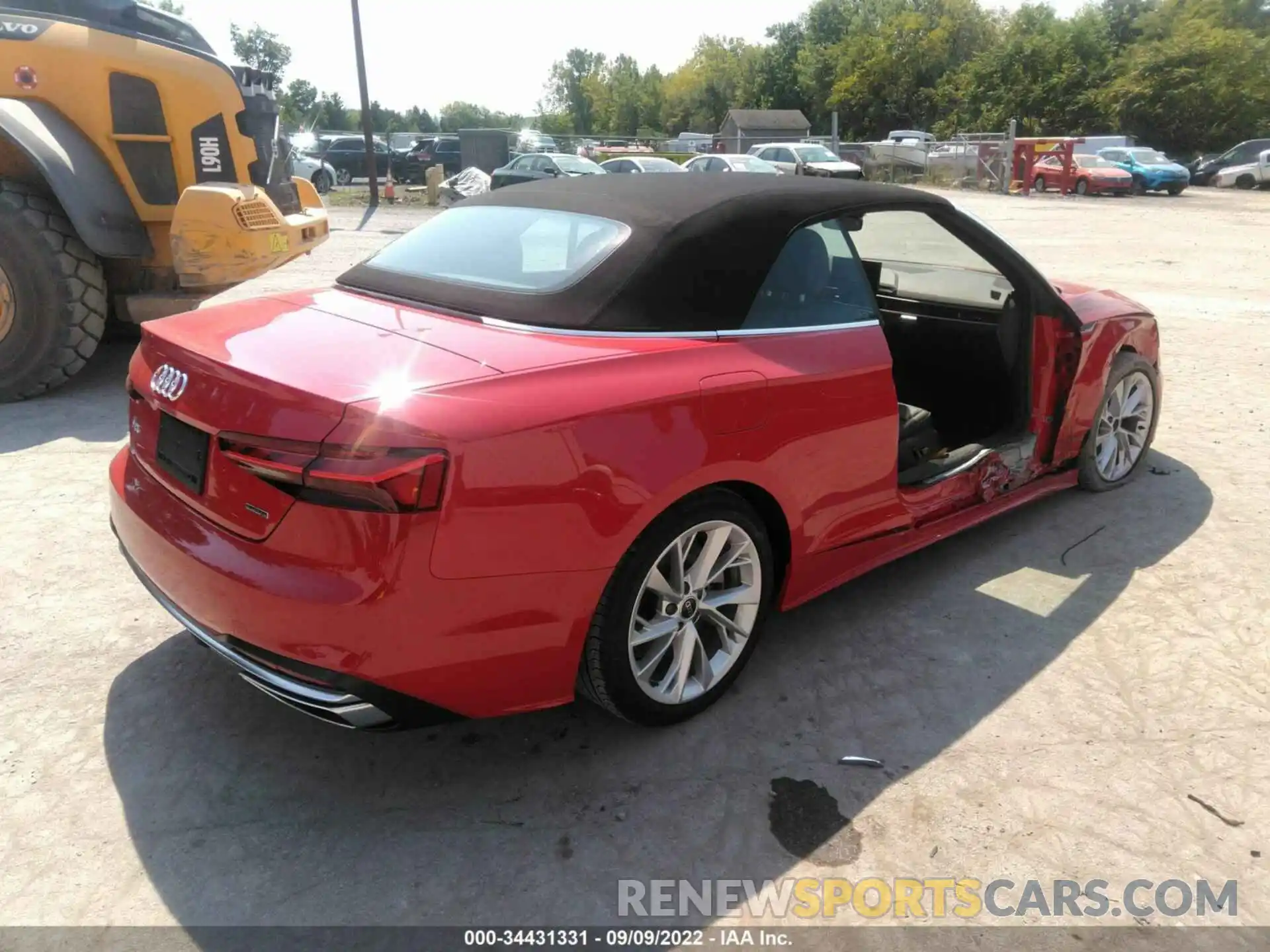 4 Photograph of a damaged car WAU2AGF57NN006032 AUDI A5 CABRIOLET 2022