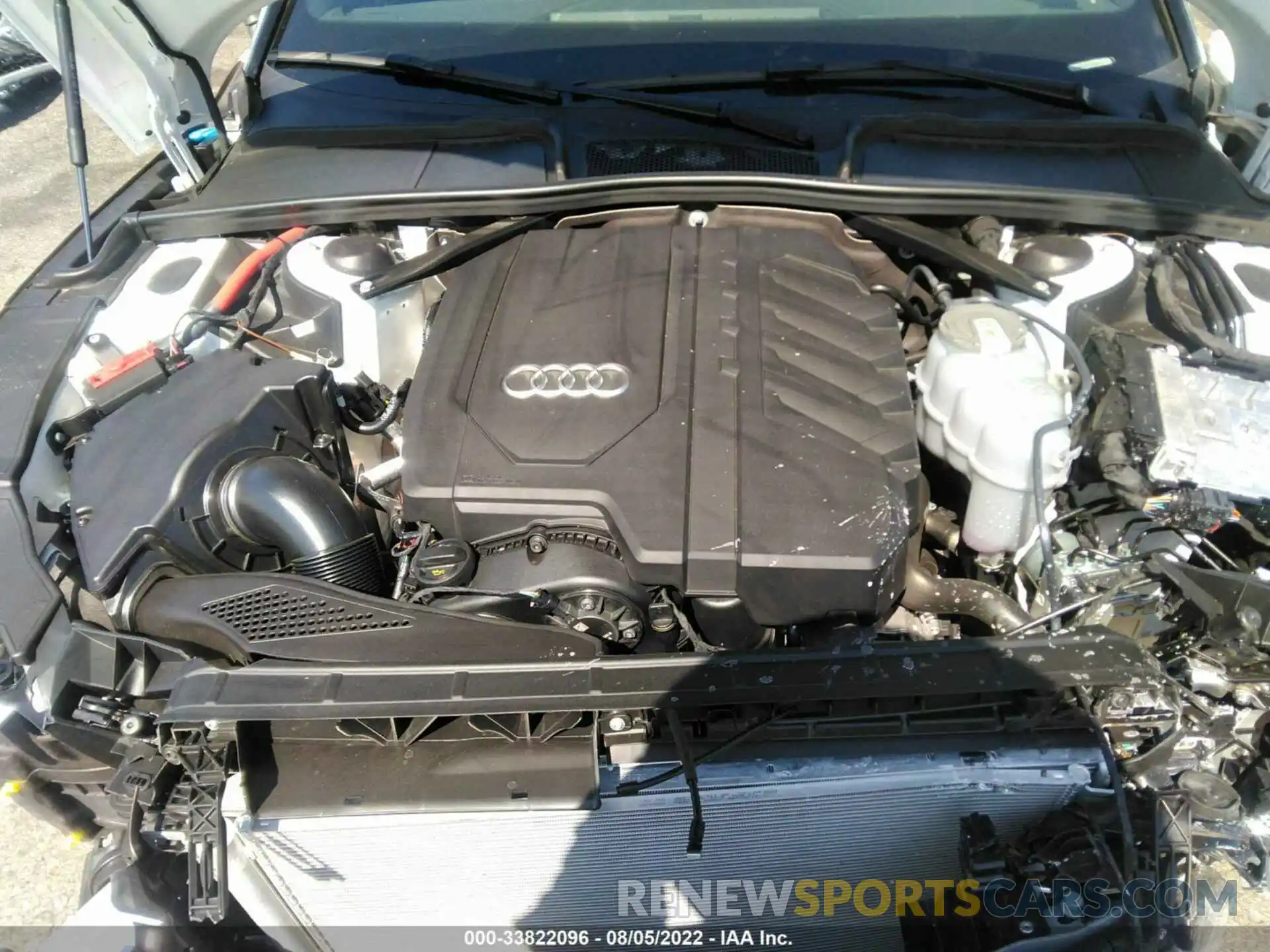 10 Photograph of a damaged car WAUWAGF53NN005512 AUDI A5 CABRIOLET 2022