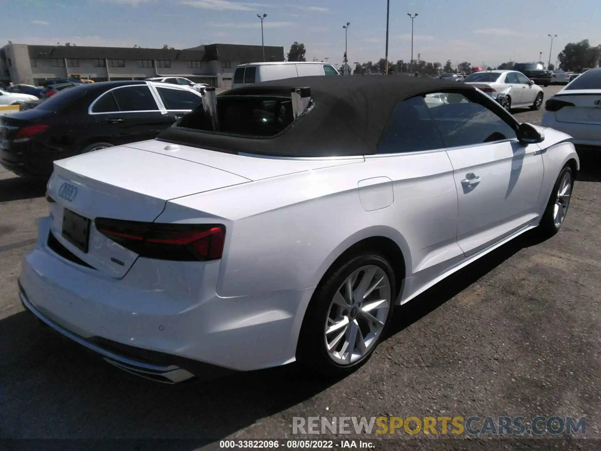 4 Photograph of a damaged car WAUWAGF53NN005512 AUDI A5 CABRIOLET 2022