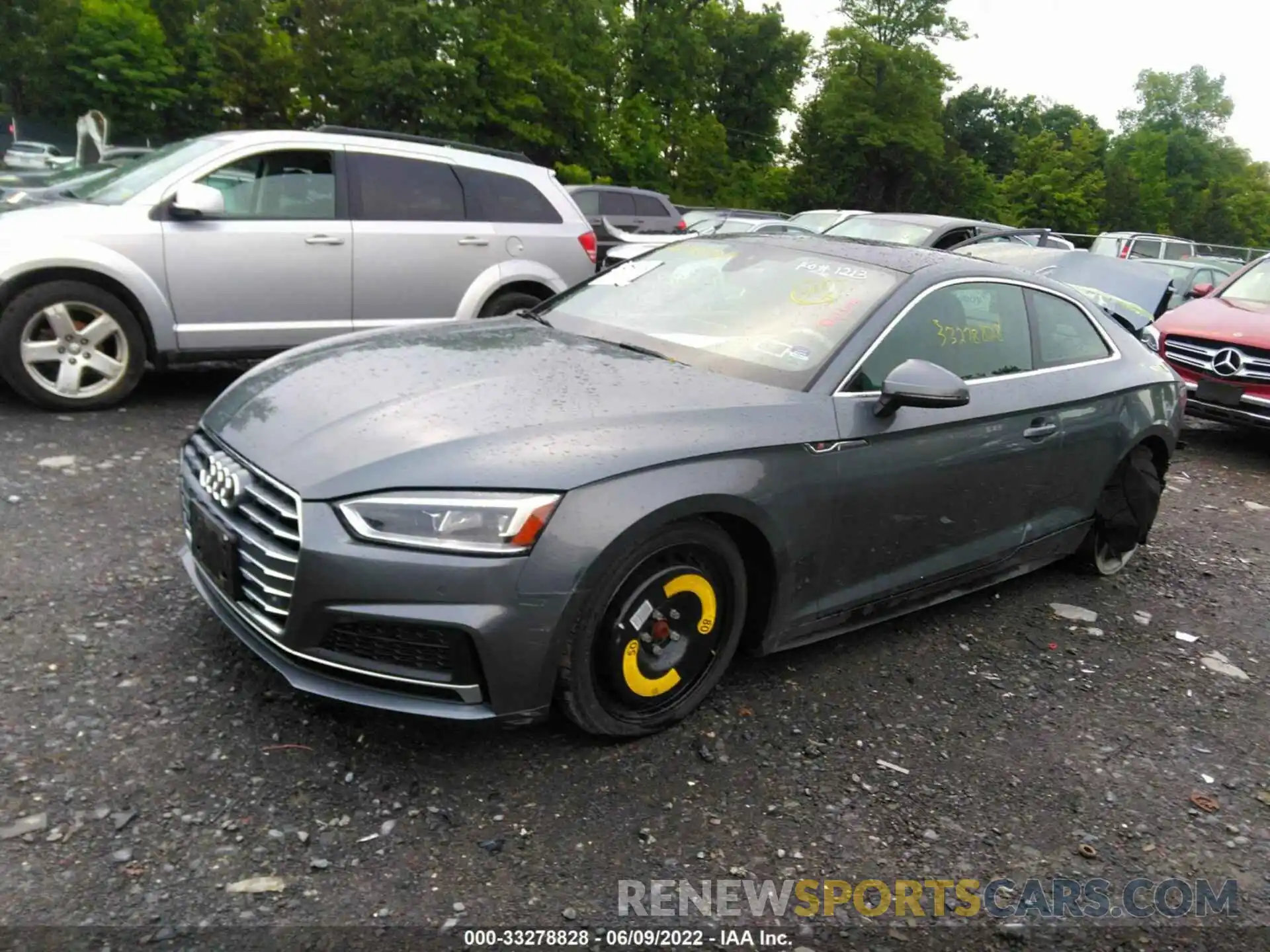 2 Photograph of a damaged car WAUTNAF50KA084094 AUDI A5 COUPE 2019