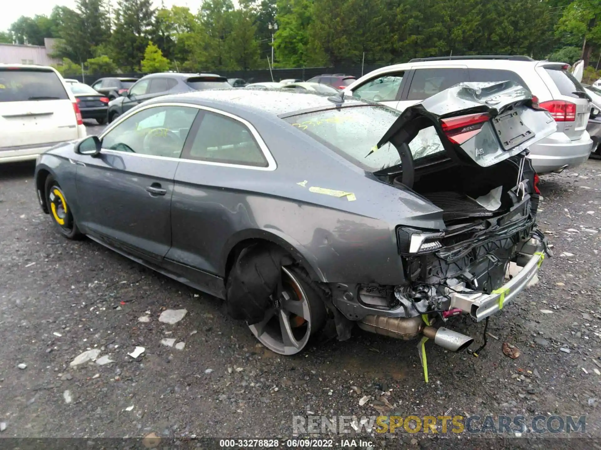 3 Photograph of a damaged car WAUTNAF50KA084094 AUDI A5 COUPE 2019