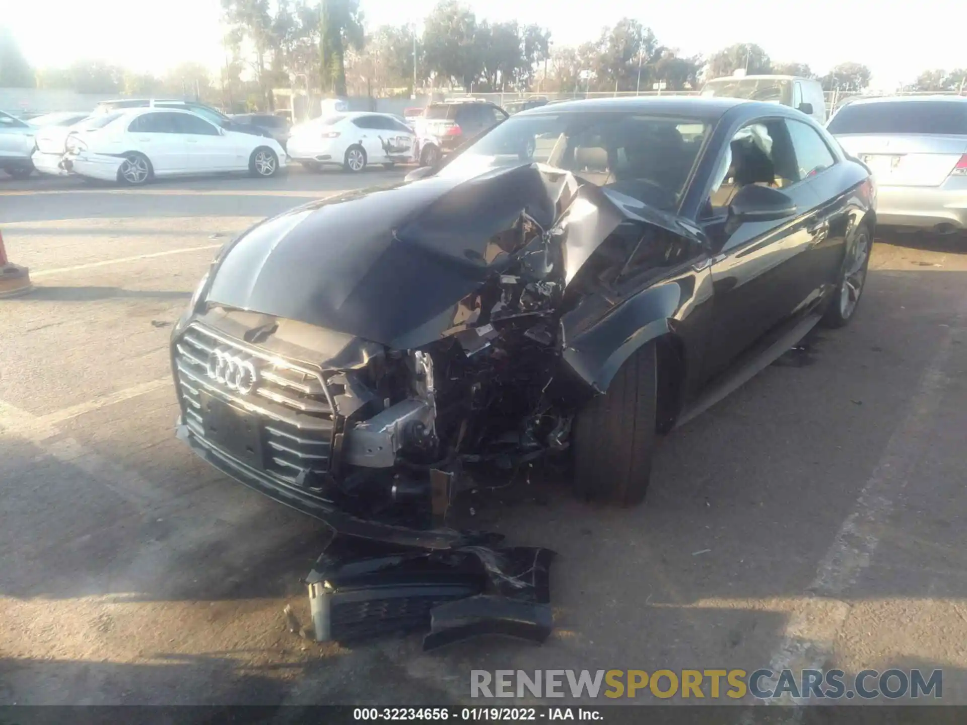 2 Photograph of a damaged car WAUTNAF52KA012880 AUDI A5 COUPE 2019