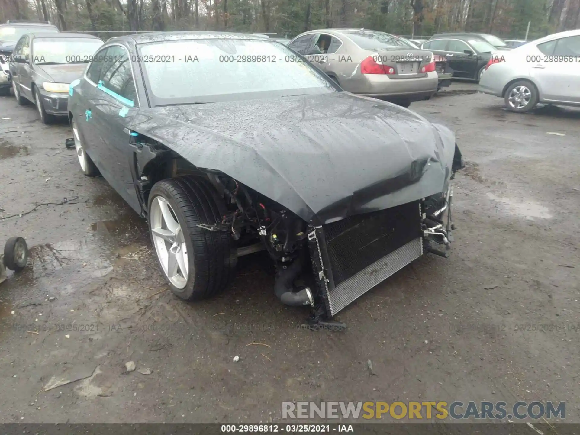 1 Photograph of a damaged car WAUTNAF59KA007692 AUDI A5 COUPE 2019