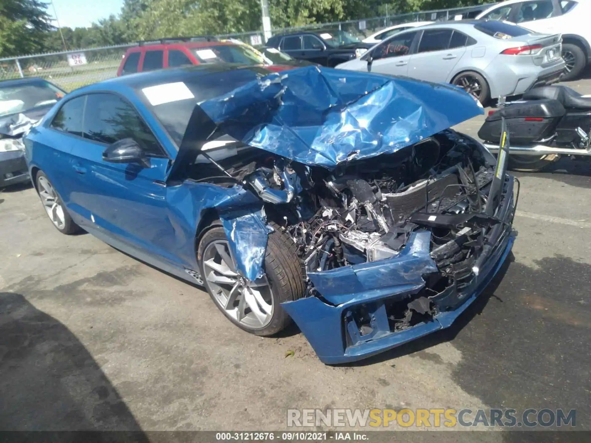 1 Photograph of a damaged car WAUTNAF59KA015386 AUDI A5 COUPE 2019