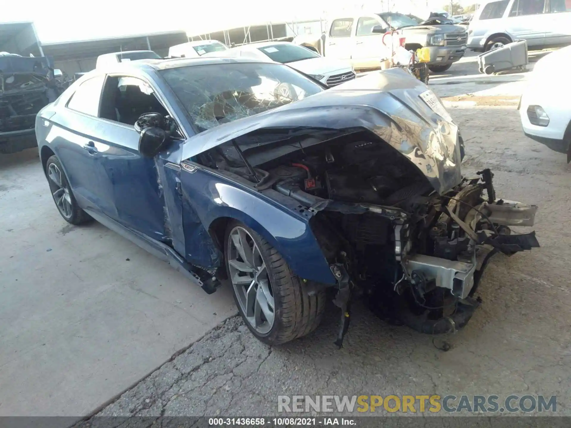 1 Photograph of a damaged car WAUTNAF5XKA030768 AUDI A5 COUPE 2019