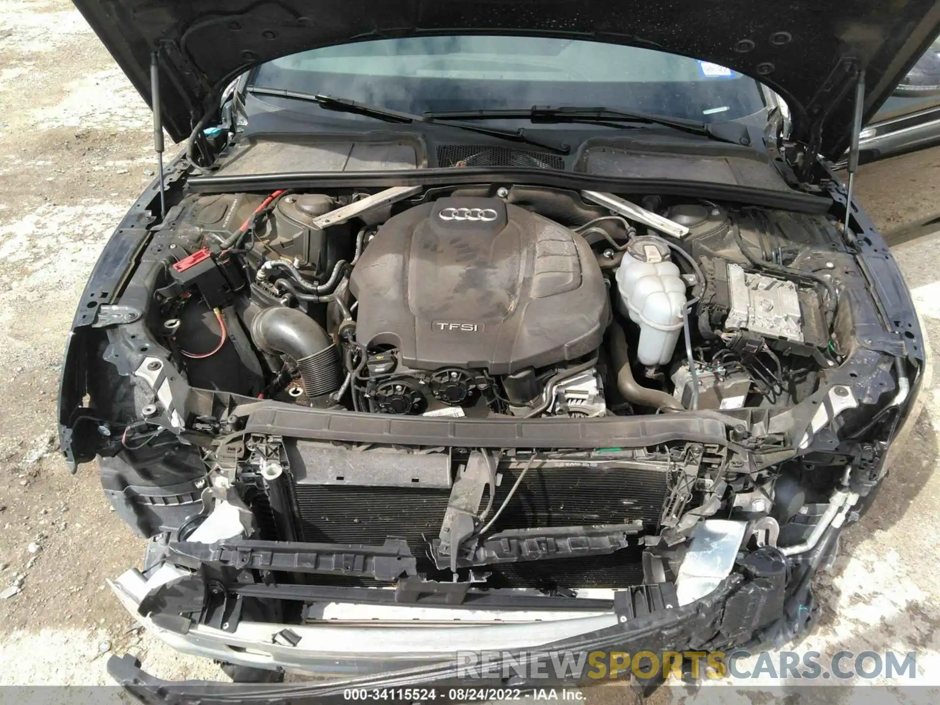 10 Photograph of a damaged car WAUSNAF54LA008293 AUDI A5 COUPE 2020