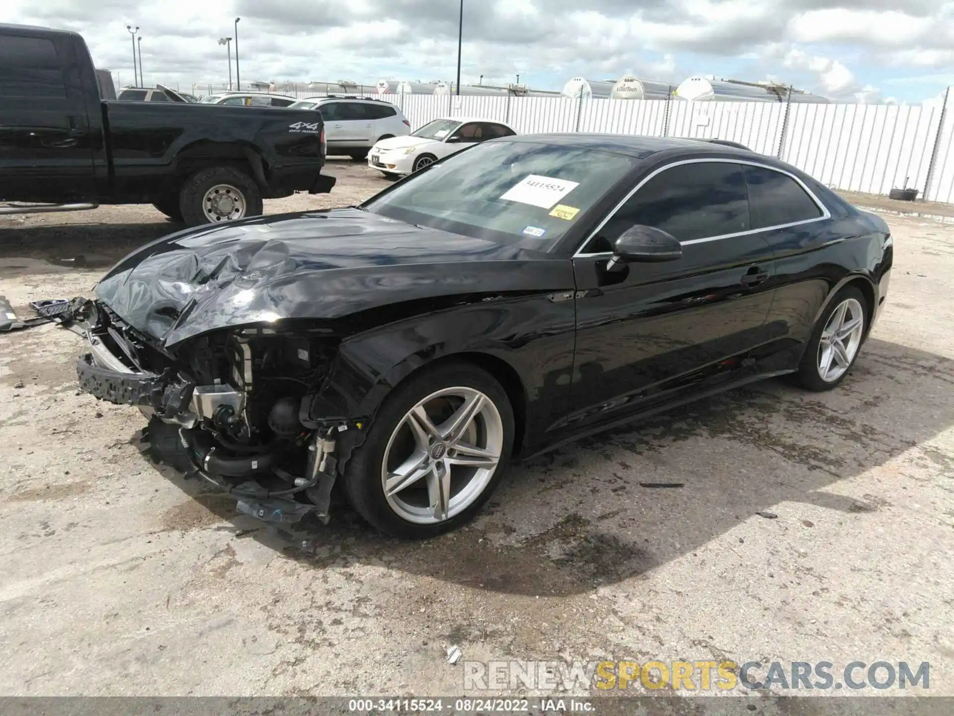 2 Photograph of a damaged car WAUSNAF54LA008293 AUDI A5 COUPE 2020