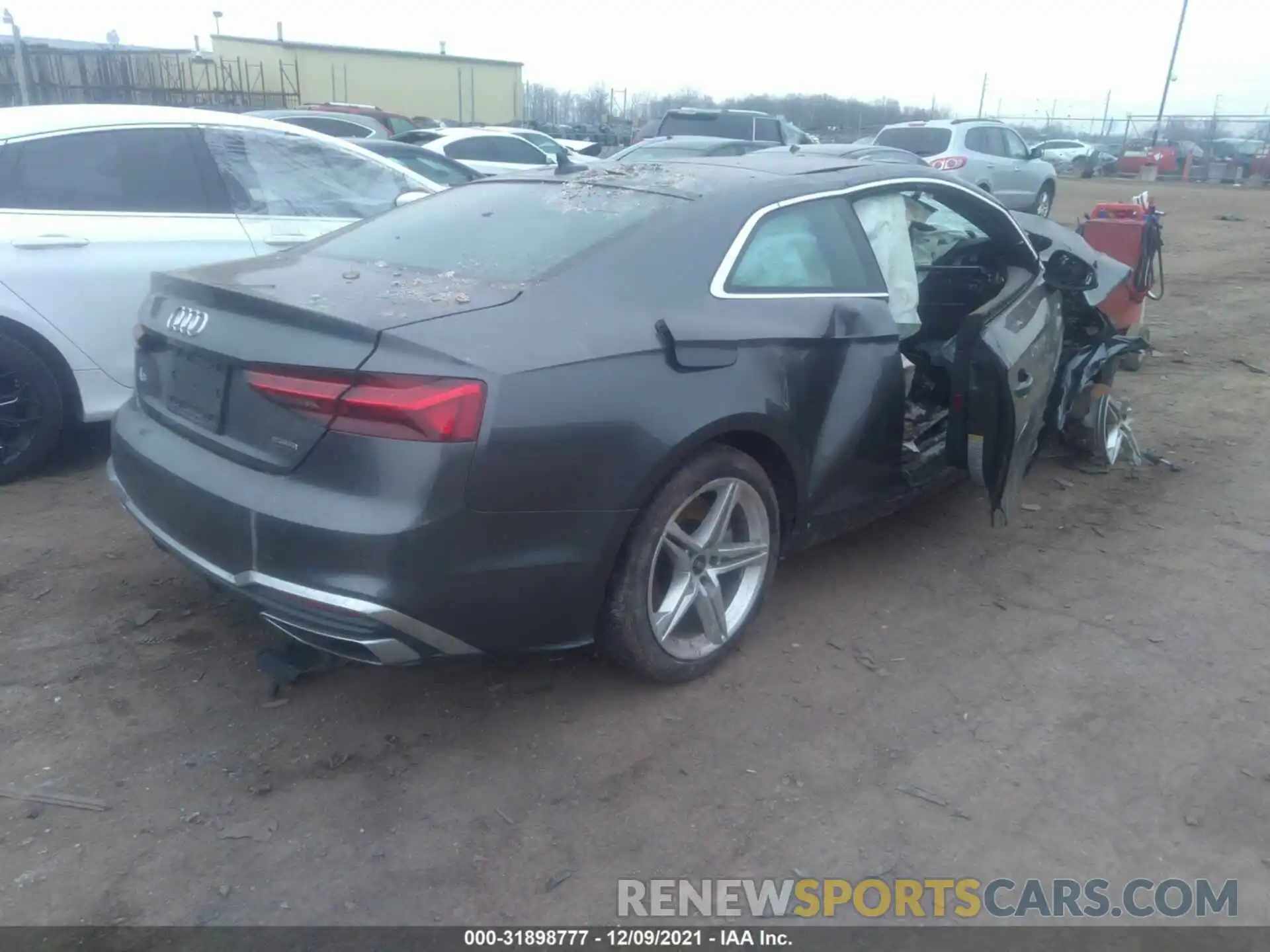 4 Photograph of a damaged car WAUSAAF54MA038794 AUDI A5 COUPE 2021