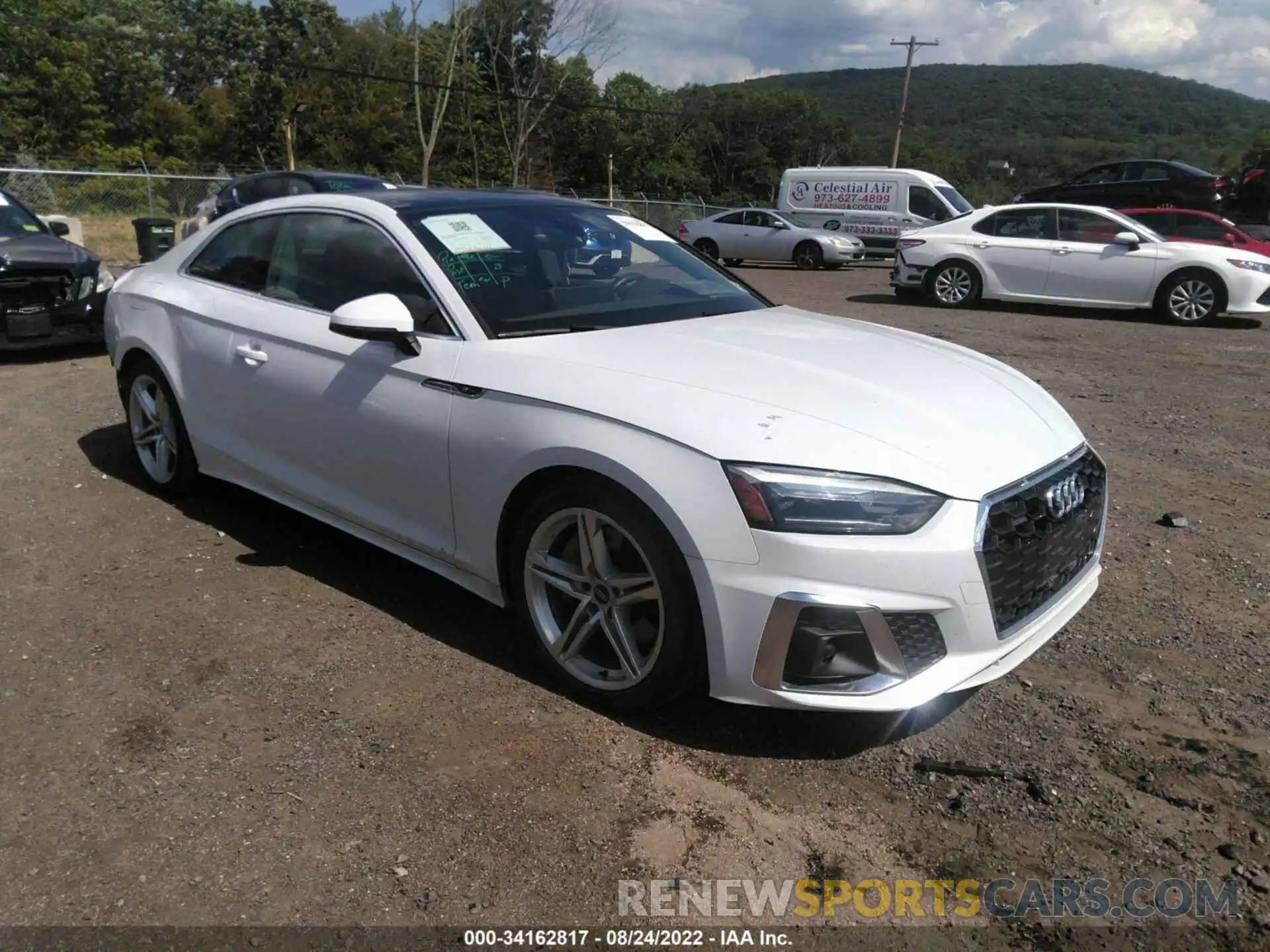 1 Photograph of a damaged car WAUSAAF56MA040188 AUDI A5 COUPE 2021