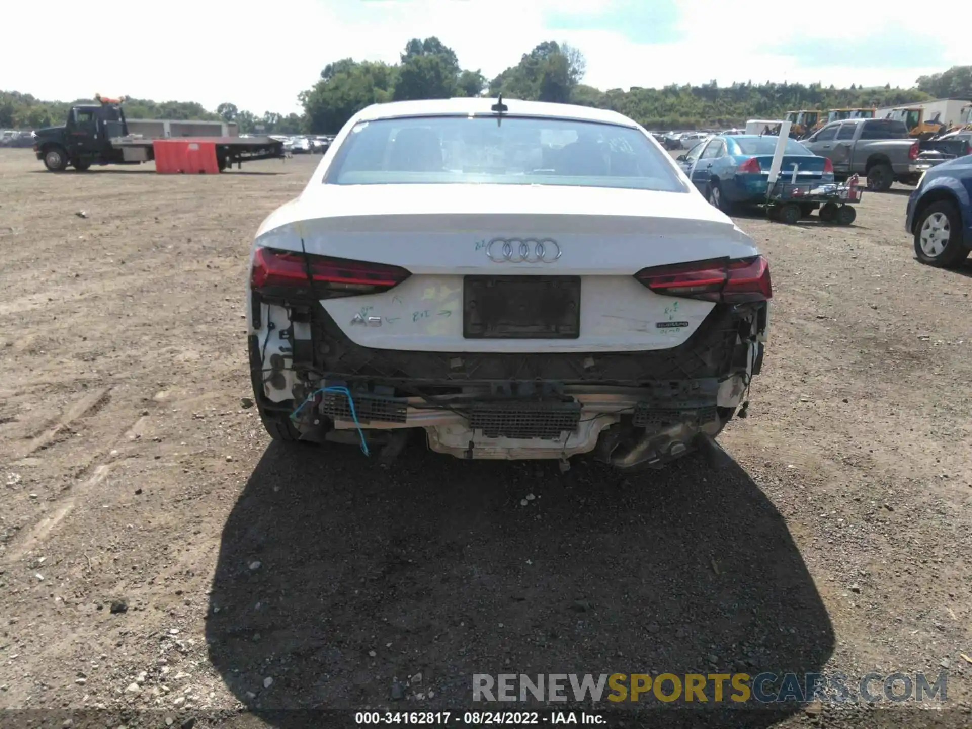 6 Photograph of a damaged car WAUSAAF56MA040188 AUDI A5 COUPE 2021