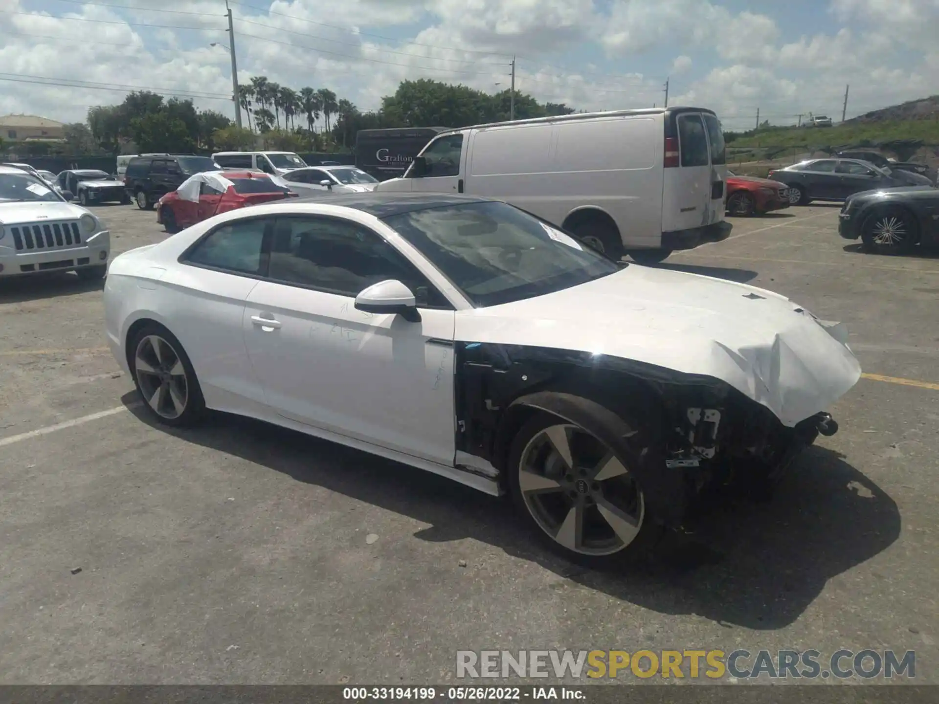 1 Photograph of a damaged car WAUTAAF55MA042888 AUDI A5 COUPE 2021