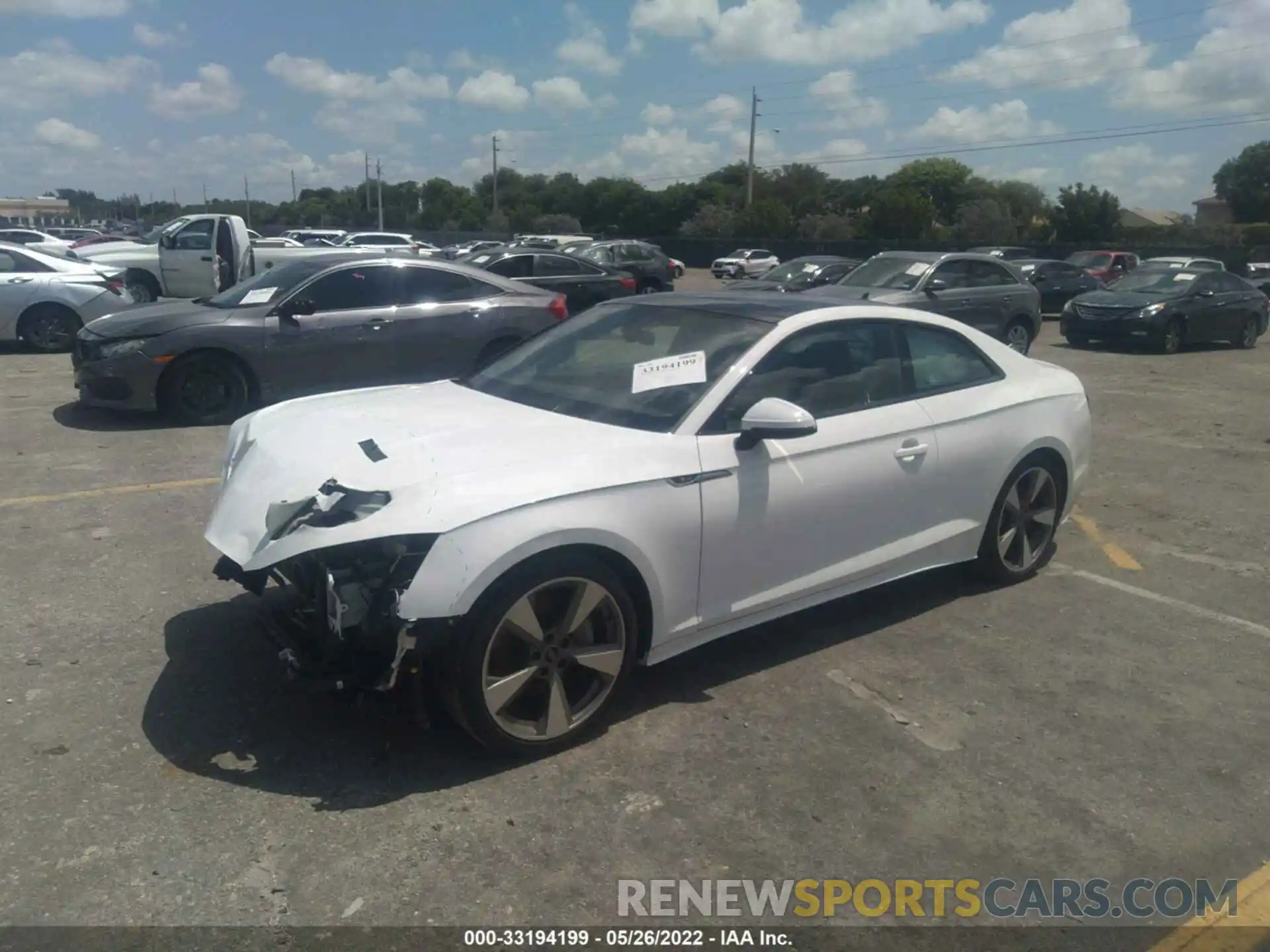 2 Photograph of a damaged car WAUTAAF55MA042888 AUDI A5 COUPE 2021