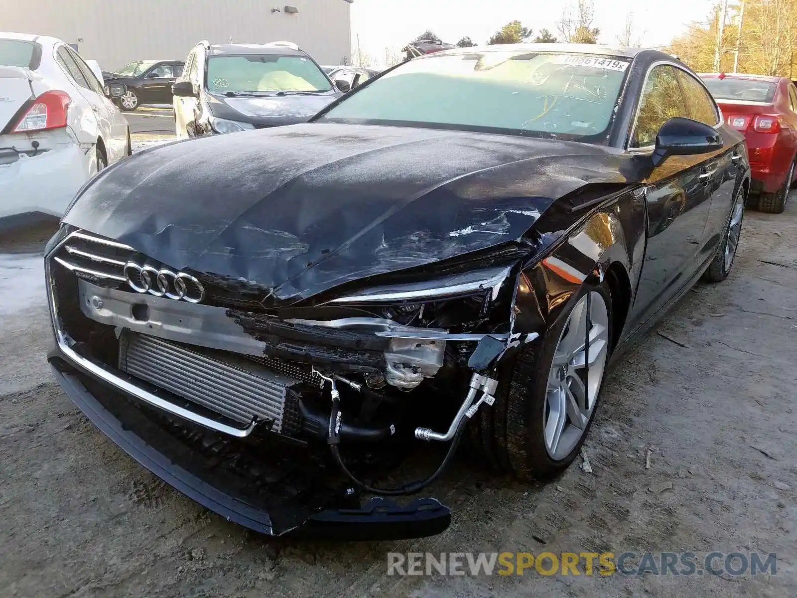 2 Photograph of a damaged car WAUANCF55KA061607 AUDI A5 PREMIUM 2019