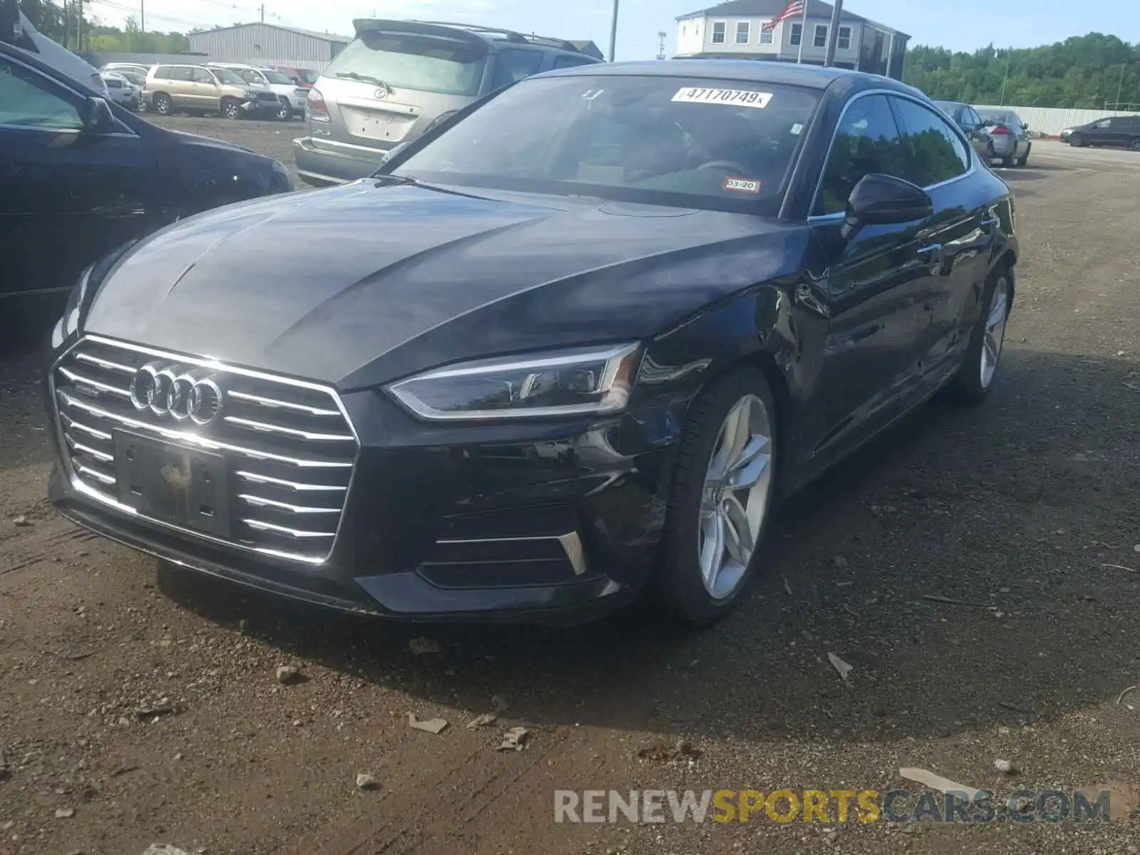 2 Фотография поврежденного автомобиля WAUANCF58KA051525 AUDI A5 PREMIUM 2019