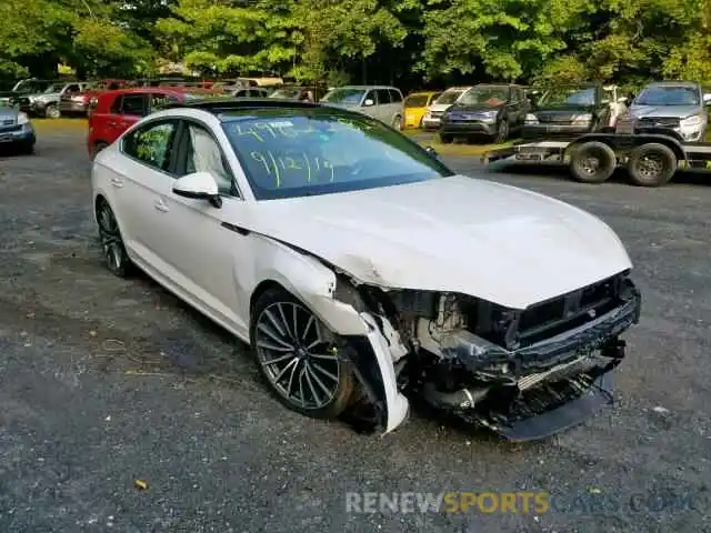 1 Photograph of a damaged car WAUBNCF50KA017597 AUDI A5 PREMIUM 2019