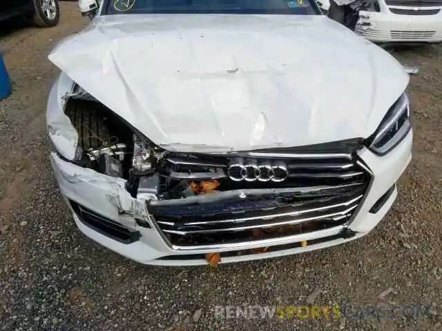 9 Фотография поврежденного автомобиля WAUBNCF52KA022462 AUDI A5 PREMIUM 2019
