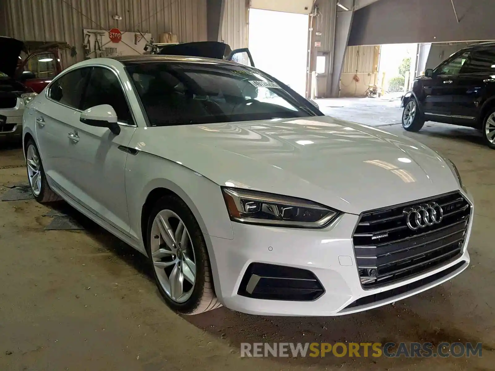 1 Photograph of a damaged car WAUBNCF59KA008381 AUDI A5 PREMIUM 2019