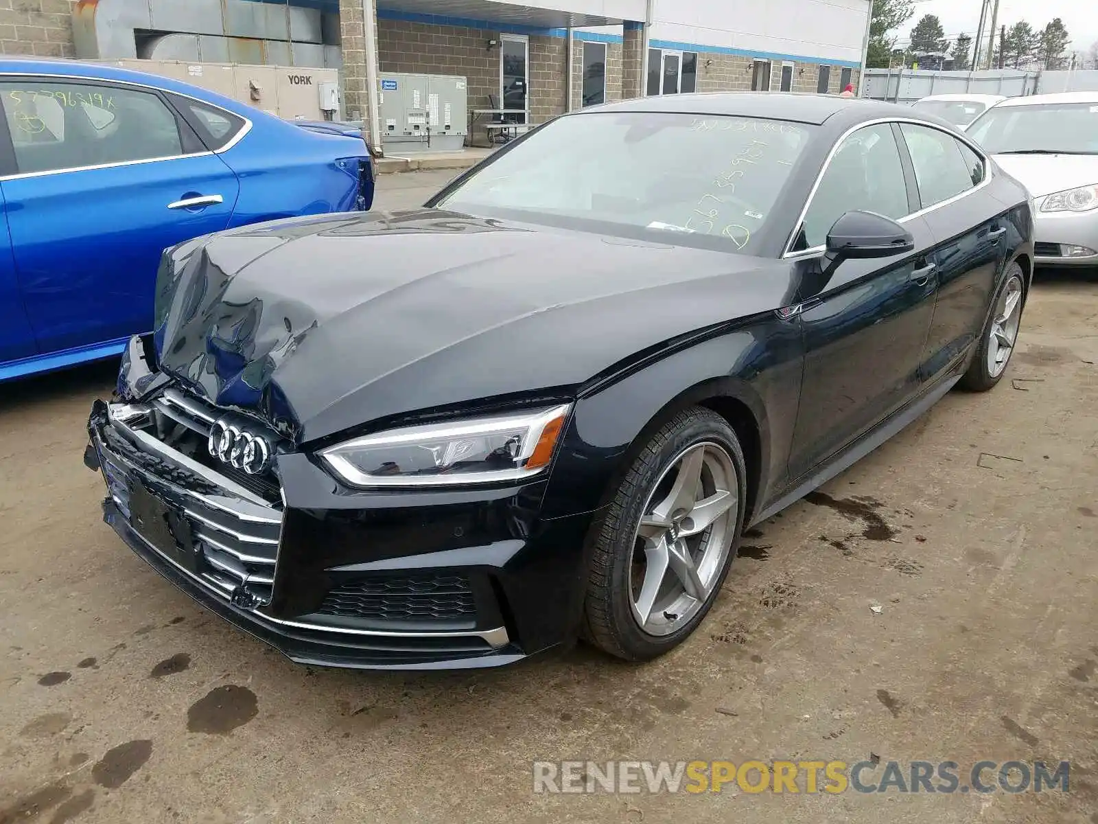 2 Photograph of a damaged car WAUENCF52KA009398 AUDI A5 PREMIUM 2019