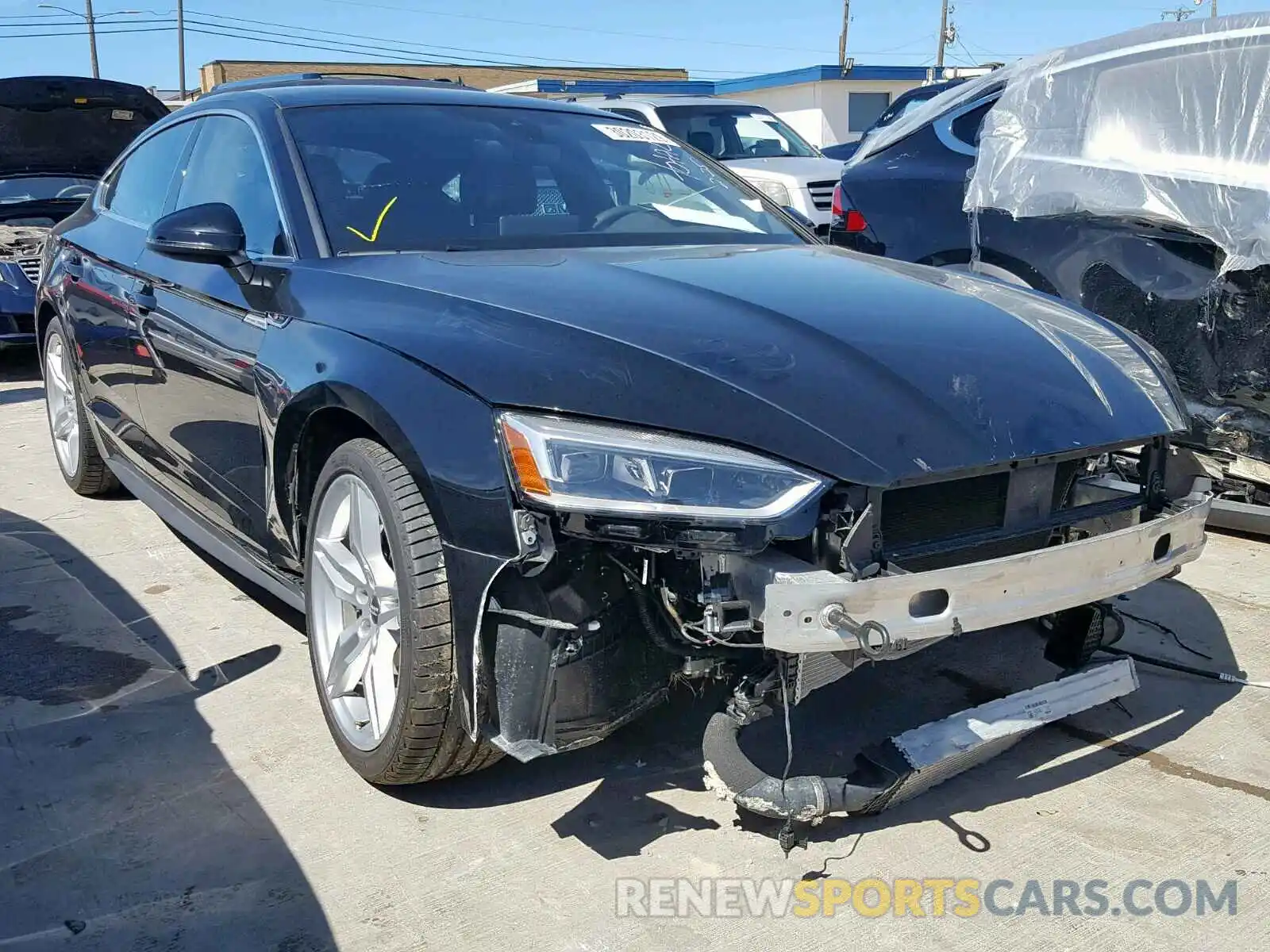 1 Photograph of a damaged car WAUENCF52KA010261 AUDI A5 PREMIUM 2019