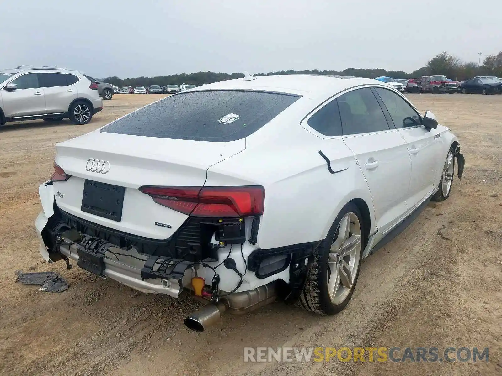 4 Photograph of a damaged car WAUENCF55KA027717 AUDI A5 PREMIUM 2019