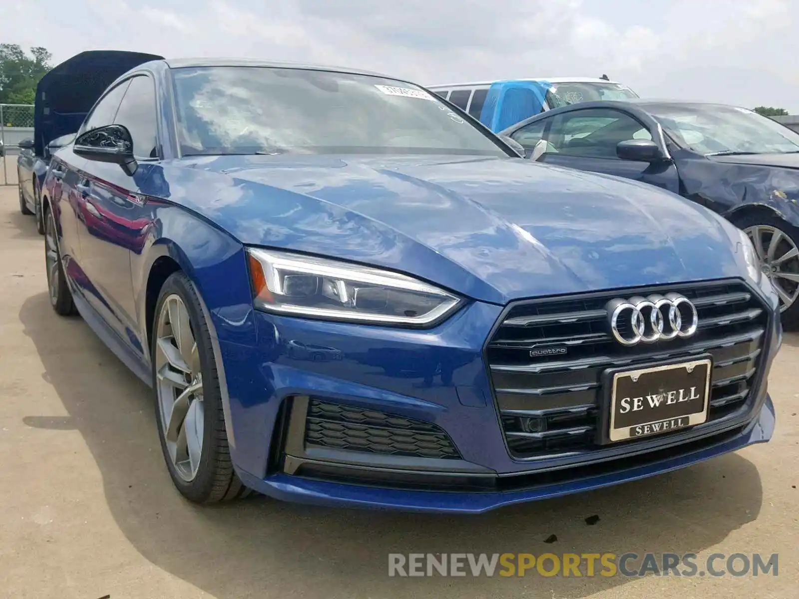 1 Photograph of a damaged car WAUENCF57KA016279 AUDI A5 PREMIUM 2019