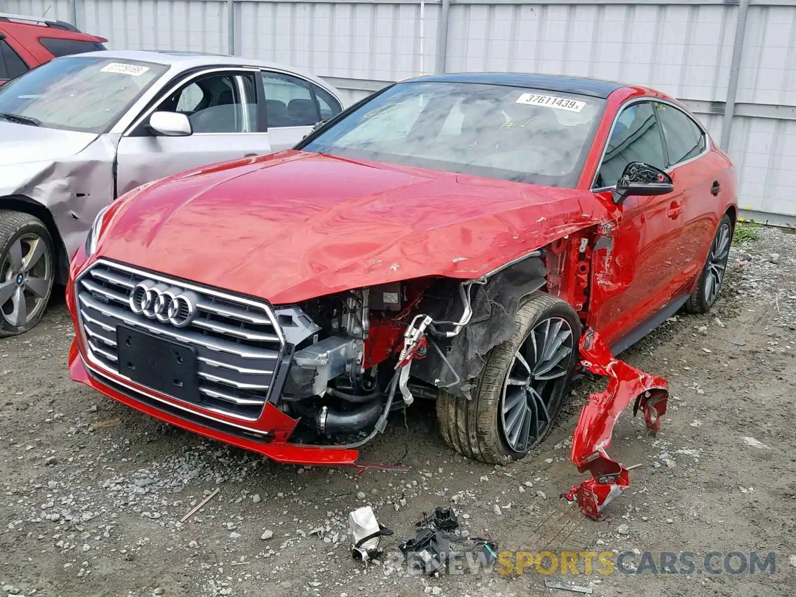 2 Фотография поврежденного автомобиля WAUENCF58KA025606 AUDI A5 PREMIUM 2019