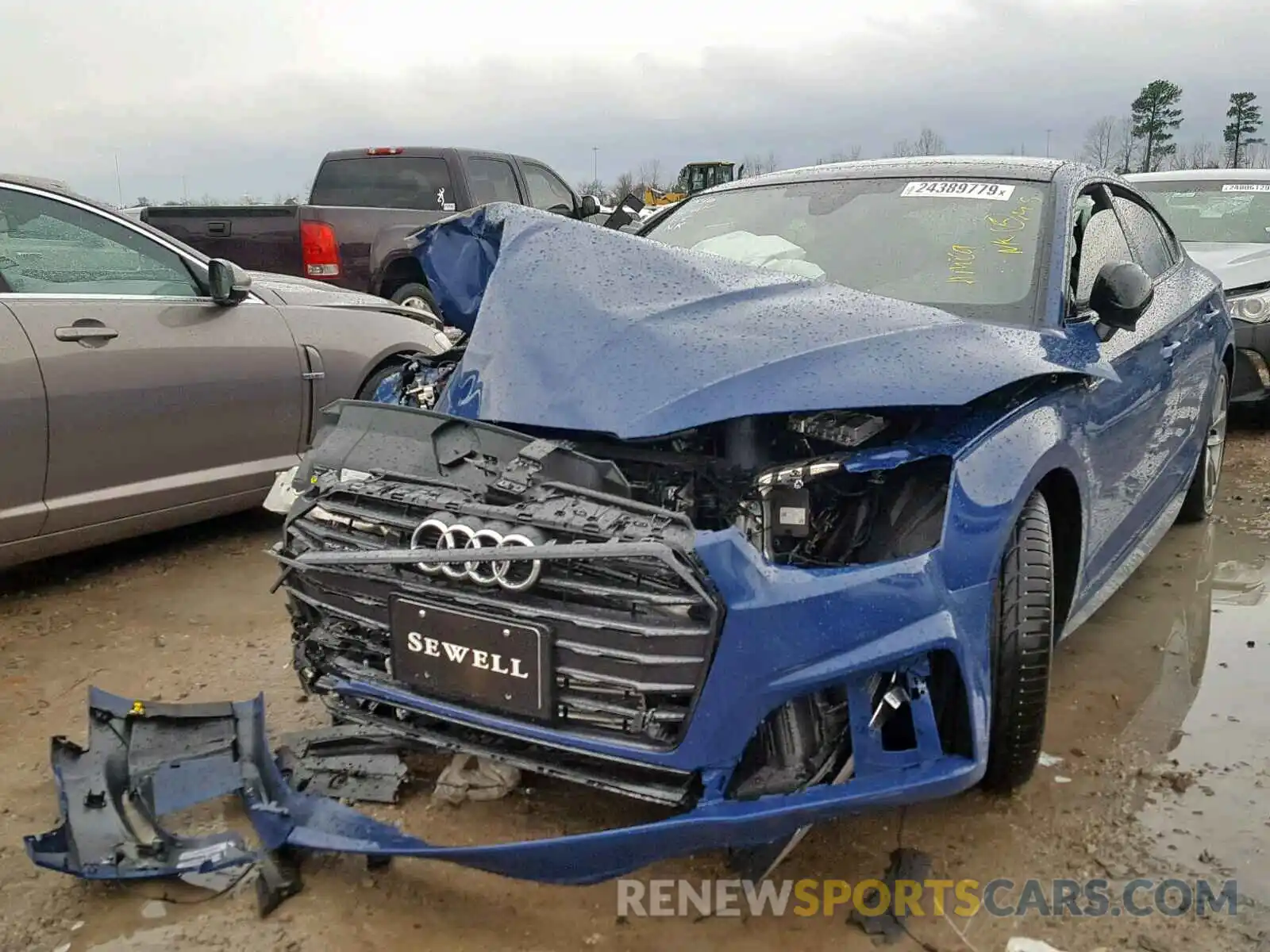 2 Photograph of a damaged car WAUENCF59KA010001 AUDI A5 PREMIUM 2019