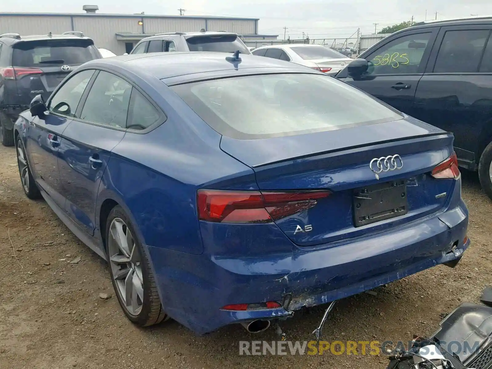 3 Photograph of a damaged car WAUENDF50KA021443 AUDI A5 PREMIUM 2019