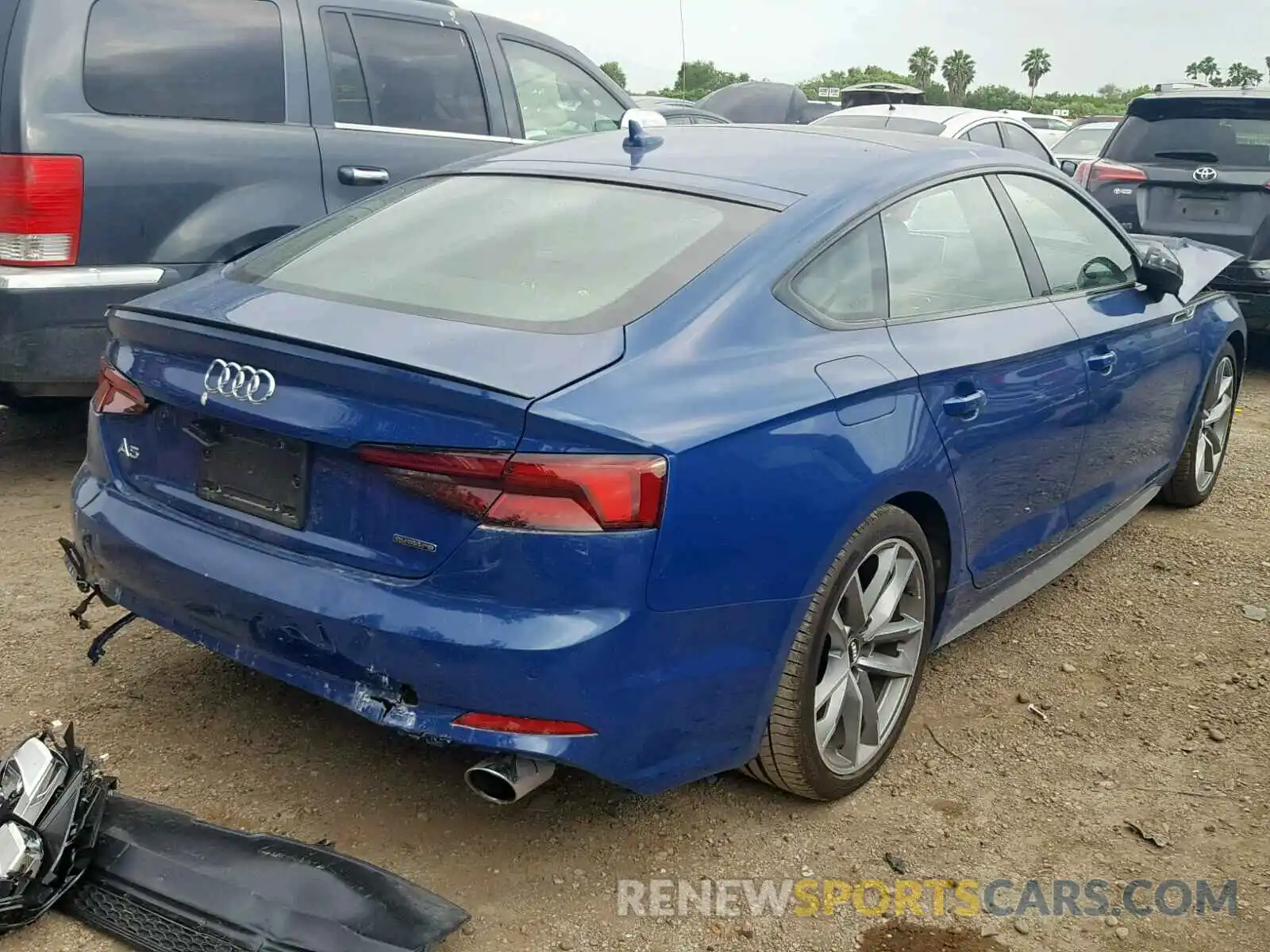 4 Photograph of a damaged car WAUENDF50KA021443 AUDI A5 PREMIUM 2019