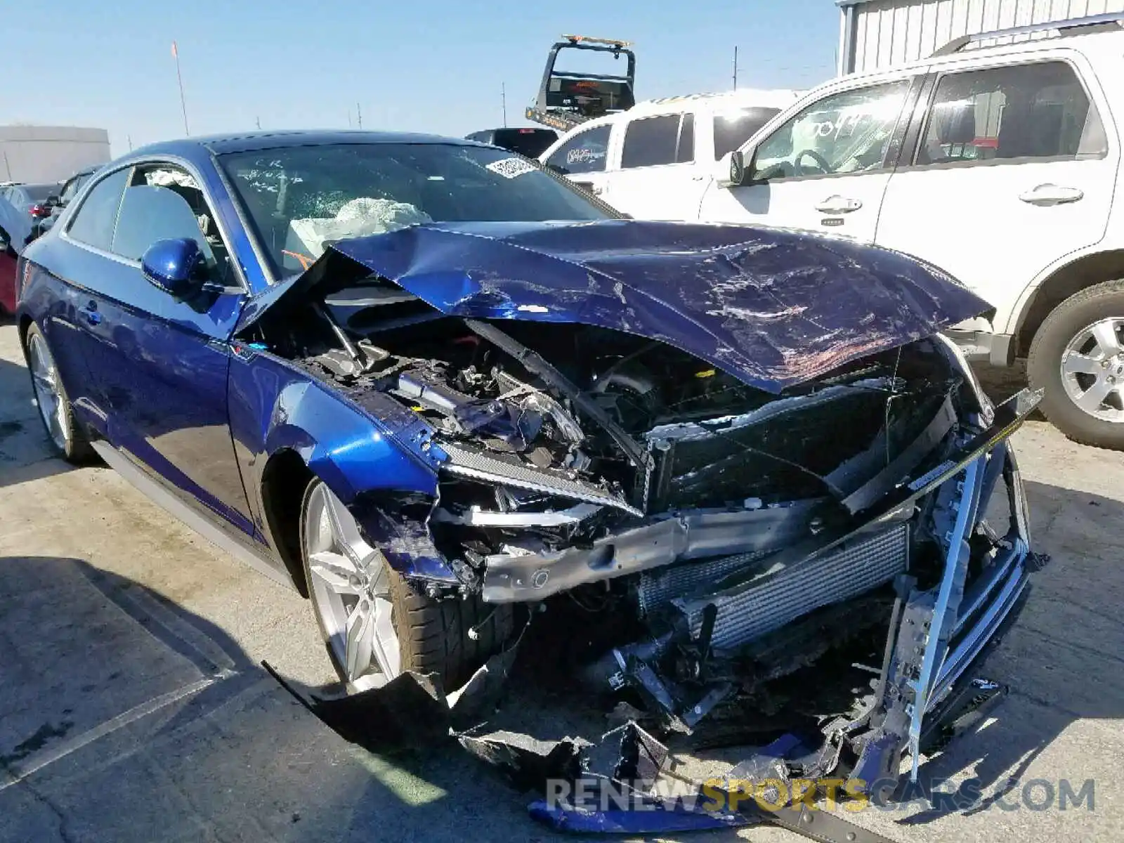 1 Photograph of a damaged car WAUTNAF53KA053308 AUDI A5 PREMIUM 2019