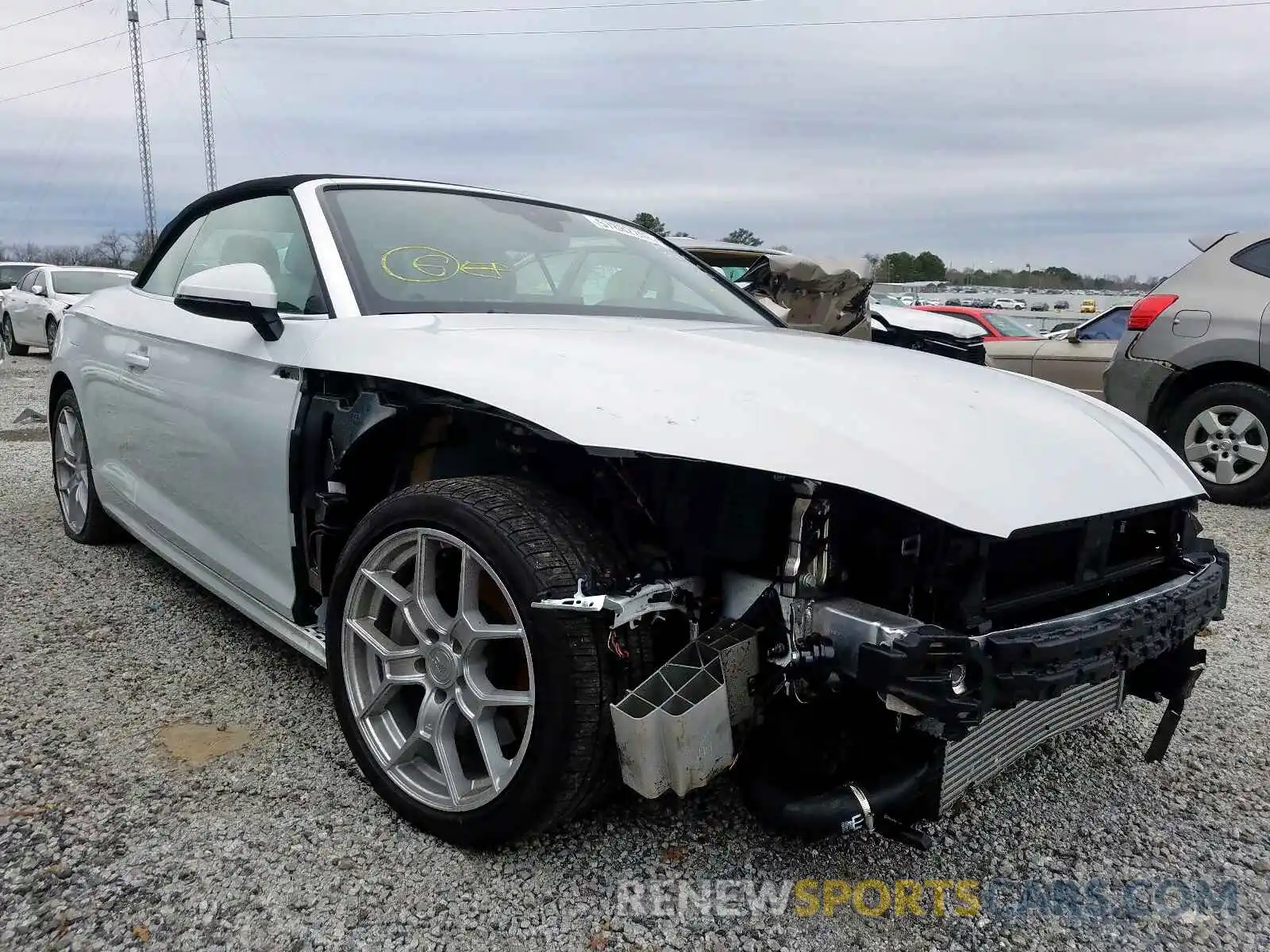 1 Photograph of a damaged car WAUYNGF54KN001669 AUDI A5 PREMIUM 2019