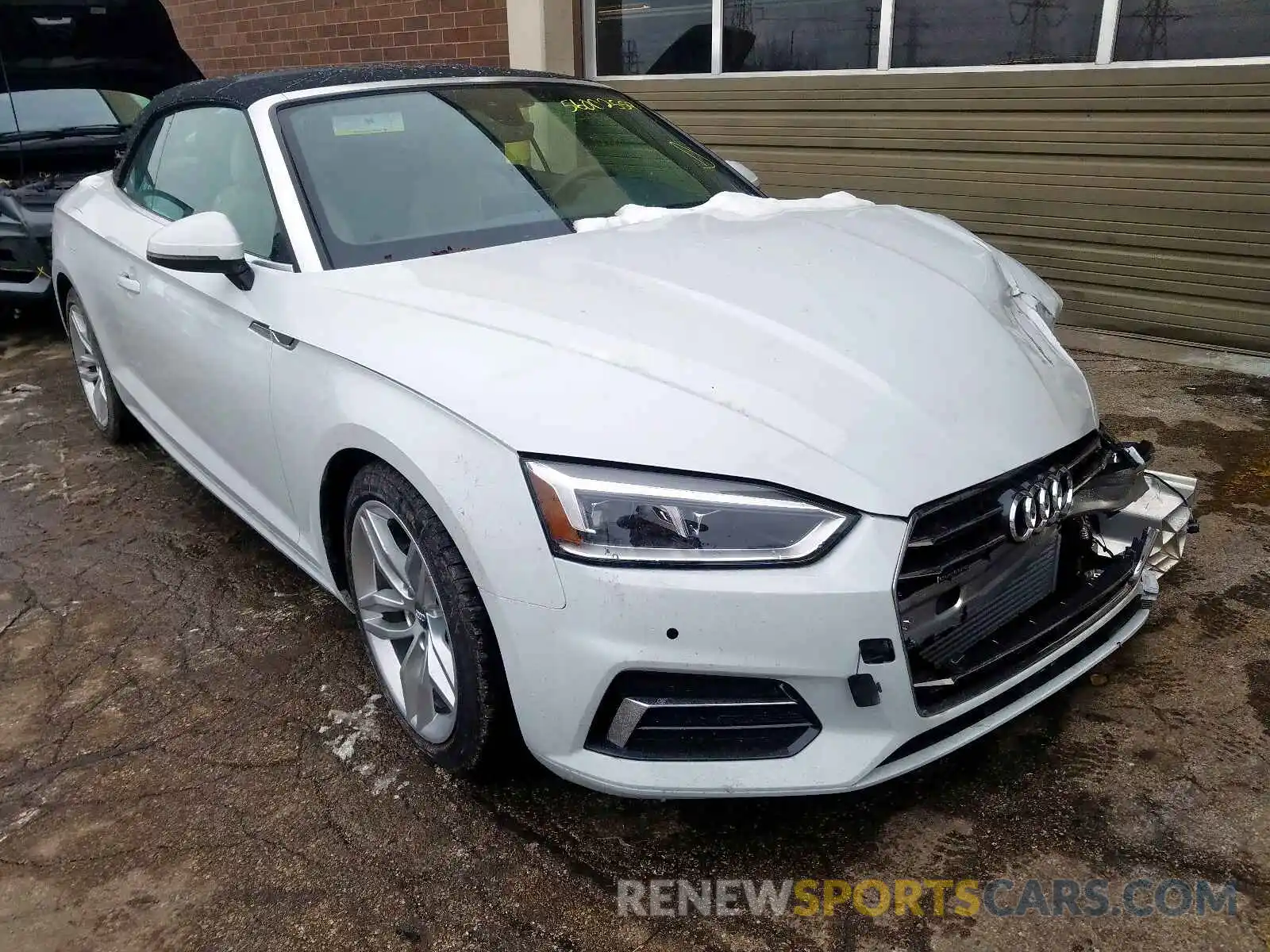 1 Photograph of a damaged car WAUYNGF54KN002143 AUDI A5 PREMIUM 2019