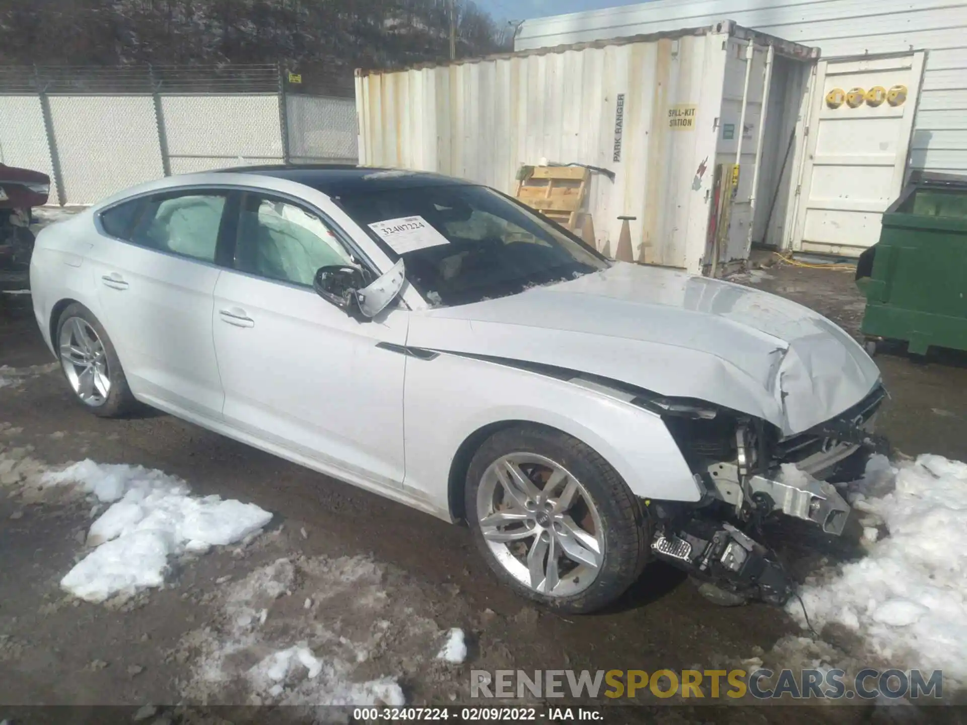 1 Photograph of a damaged car WAUANCF50KA023721 AUDI A5 SPORTBACK 2019