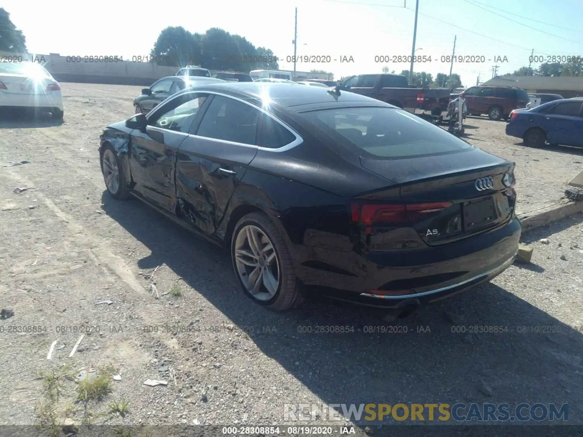 3 Photograph of a damaged car WAUANCF50KA051616 AUDI A5 SPORTBACK 2019