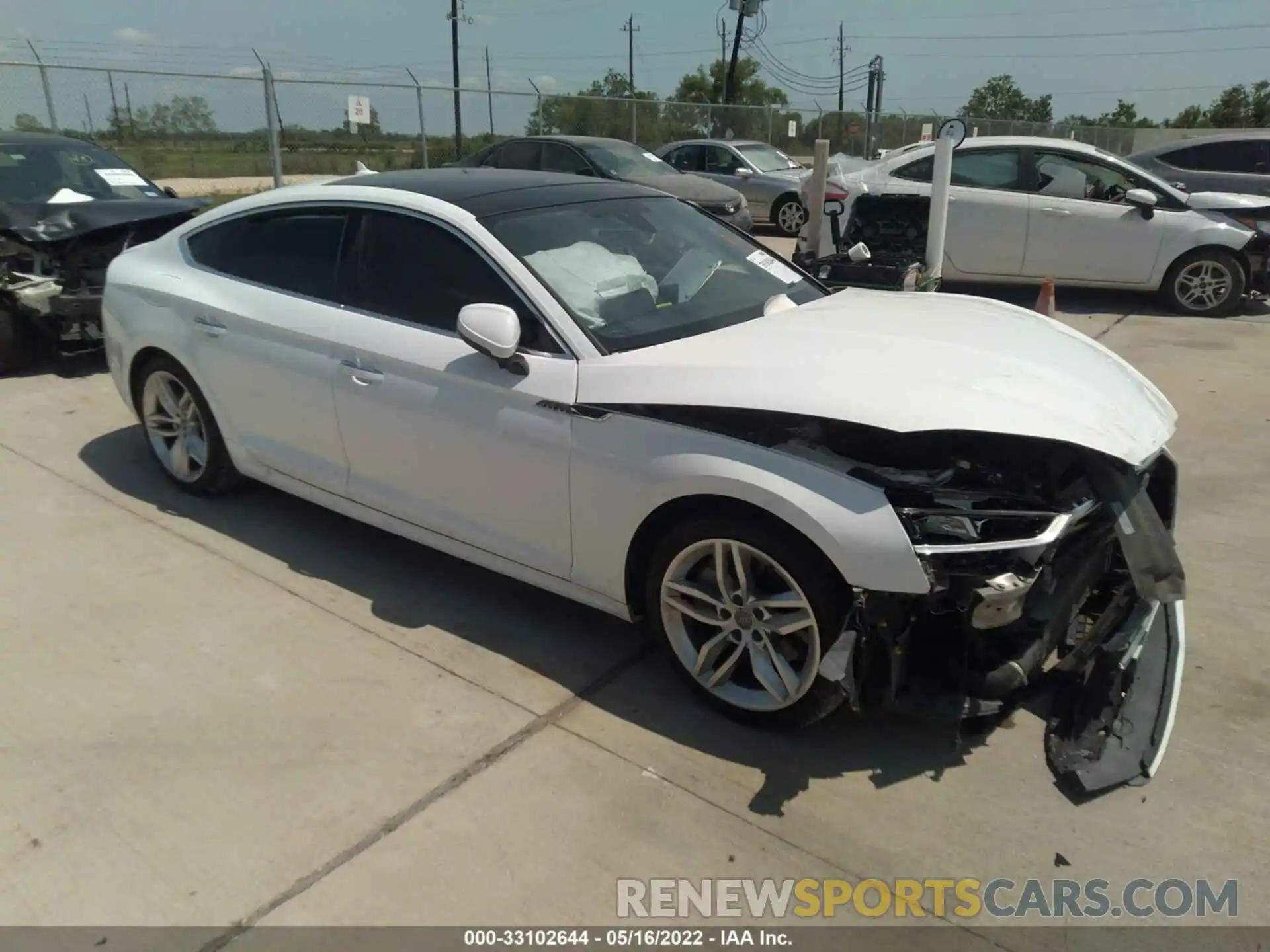 1 Photograph of a damaged car WAUANCF50KA055374 AUDI A5 SPORTBACK 2019