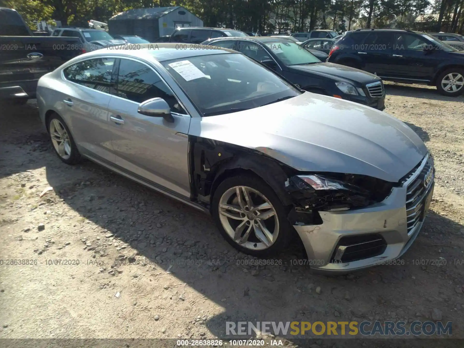 1 Photograph of a damaged car WAUANCF50KA058887 AUDI A5 SPORTBACK 2019