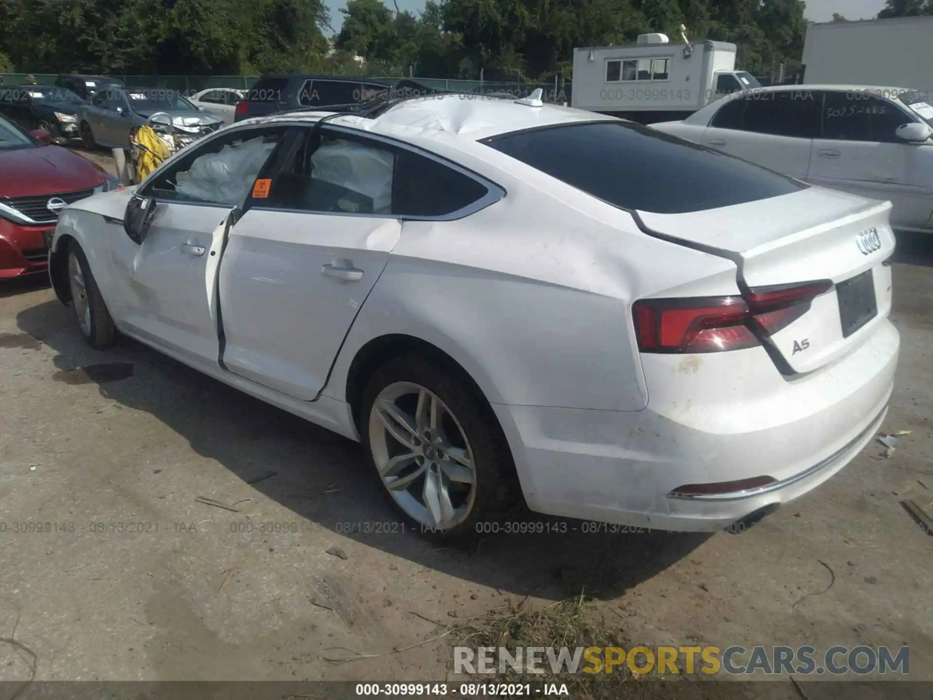 3 Photograph of a damaged car WAUANCF51KA056887 AUDI A5 SPORTBACK 2019