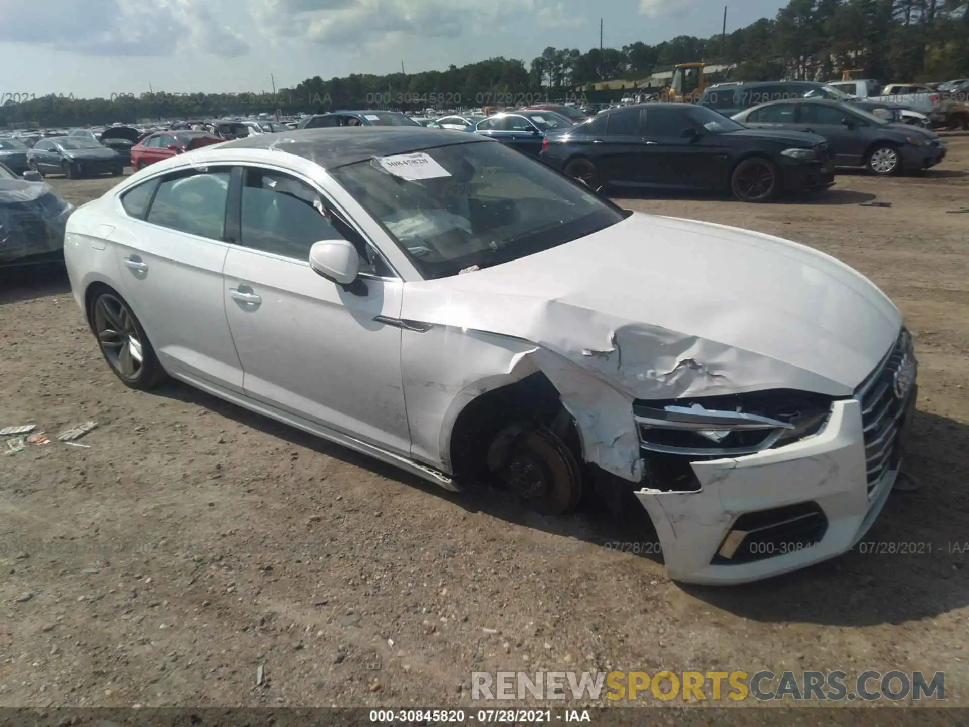 1 Photograph of a damaged car WAUANCF51KA060163 AUDI A5 SPORTBACK 2019