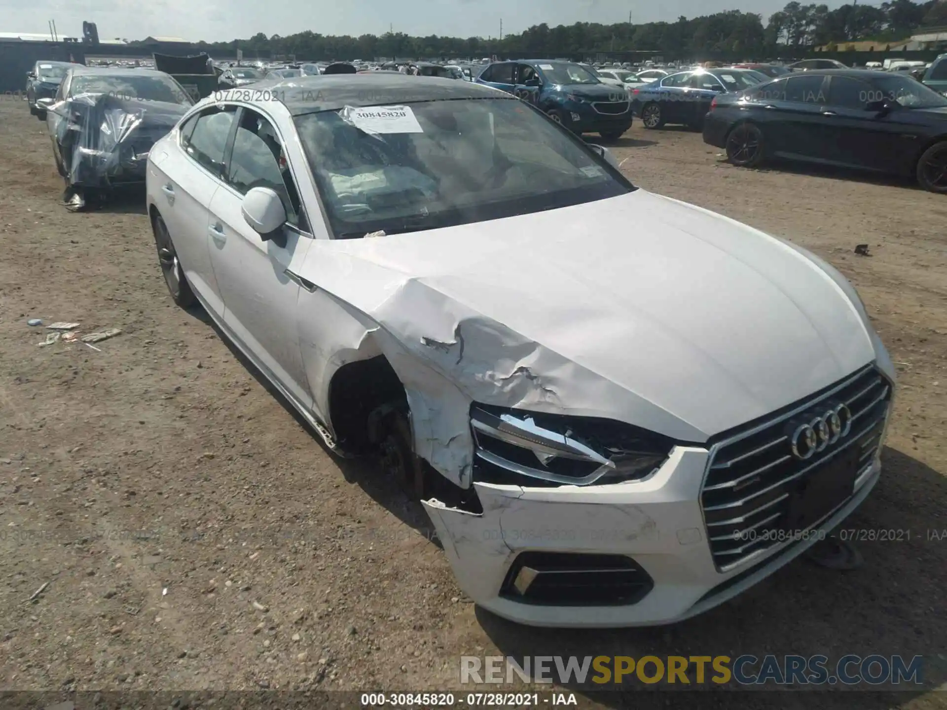 6 Photograph of a damaged car WAUANCF51KA060163 AUDI A5 SPORTBACK 2019