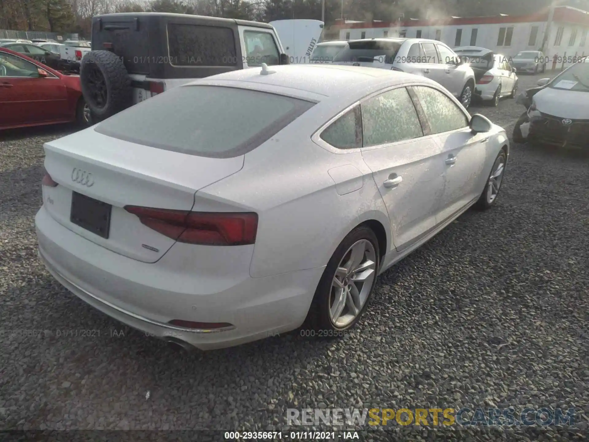 4 Фотография поврежденного автомобиля WAUANCF52KA025499 AUDI A5 SPORTBACK 2019