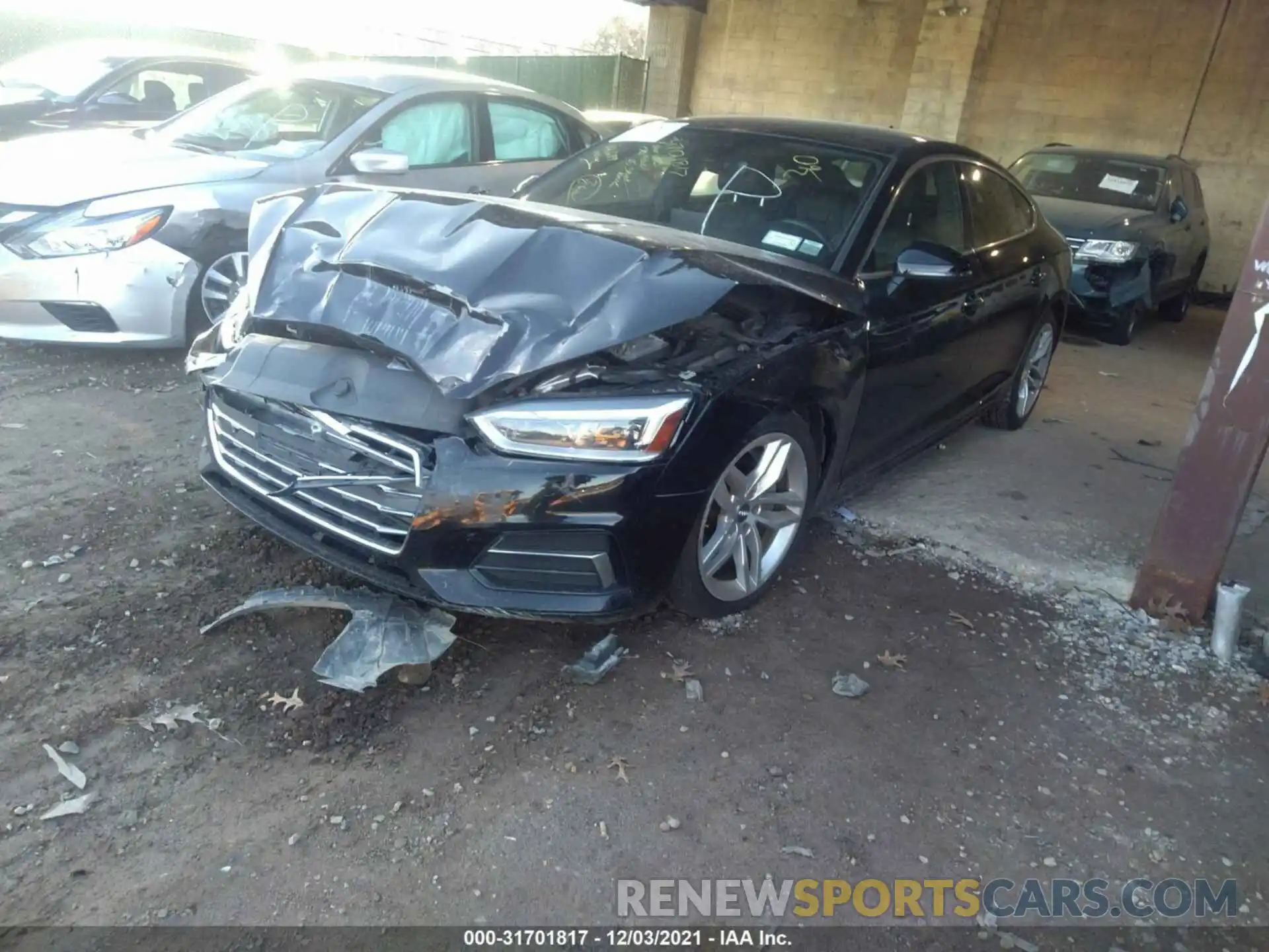 2 Photograph of a damaged car WAUANCF52KA058602 AUDI A5 SPORTBACK 2019