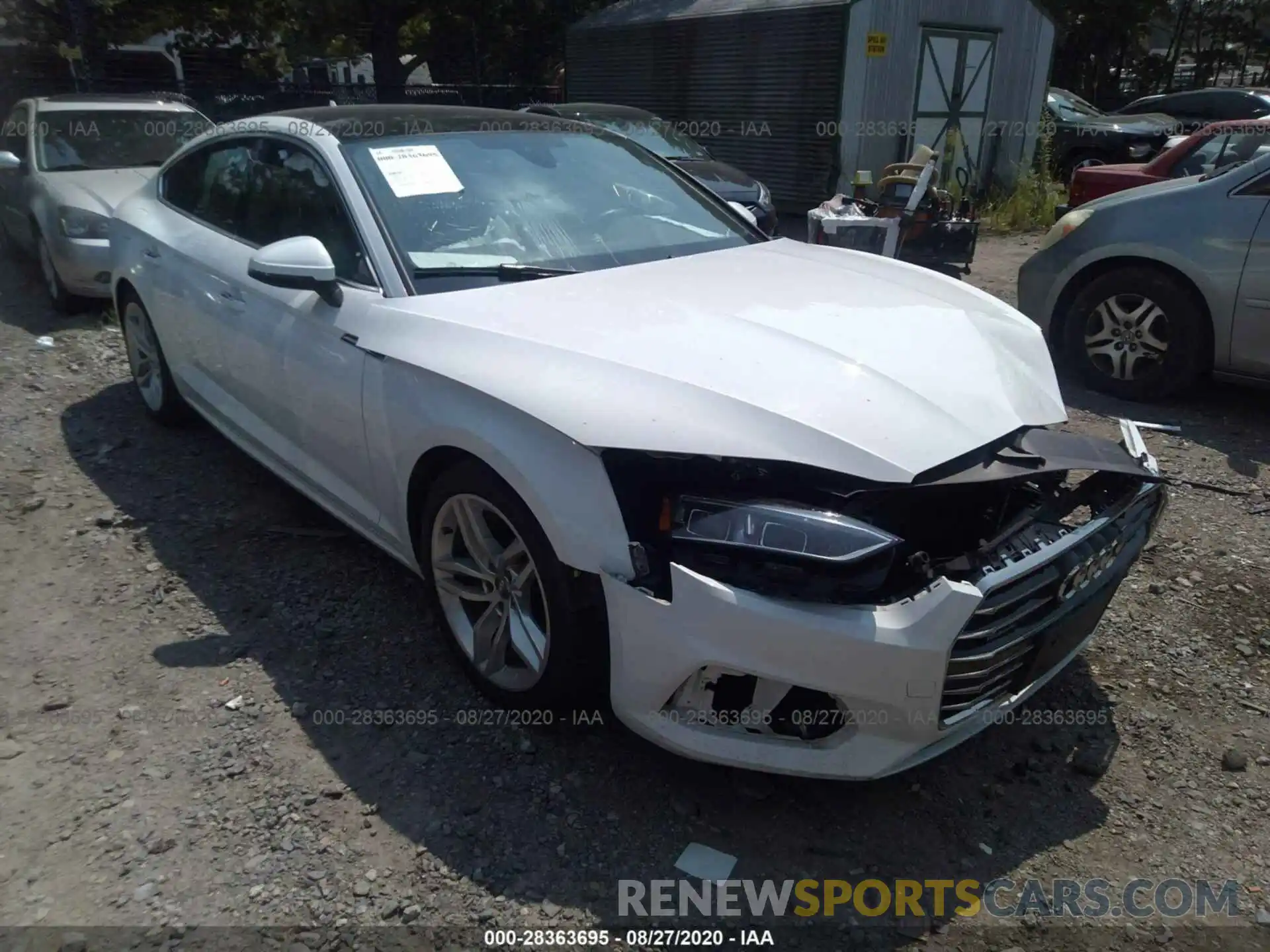 1 Photograph of a damaged car WAUANCF52KA064335 AUDI A5 SPORTBACK 2019