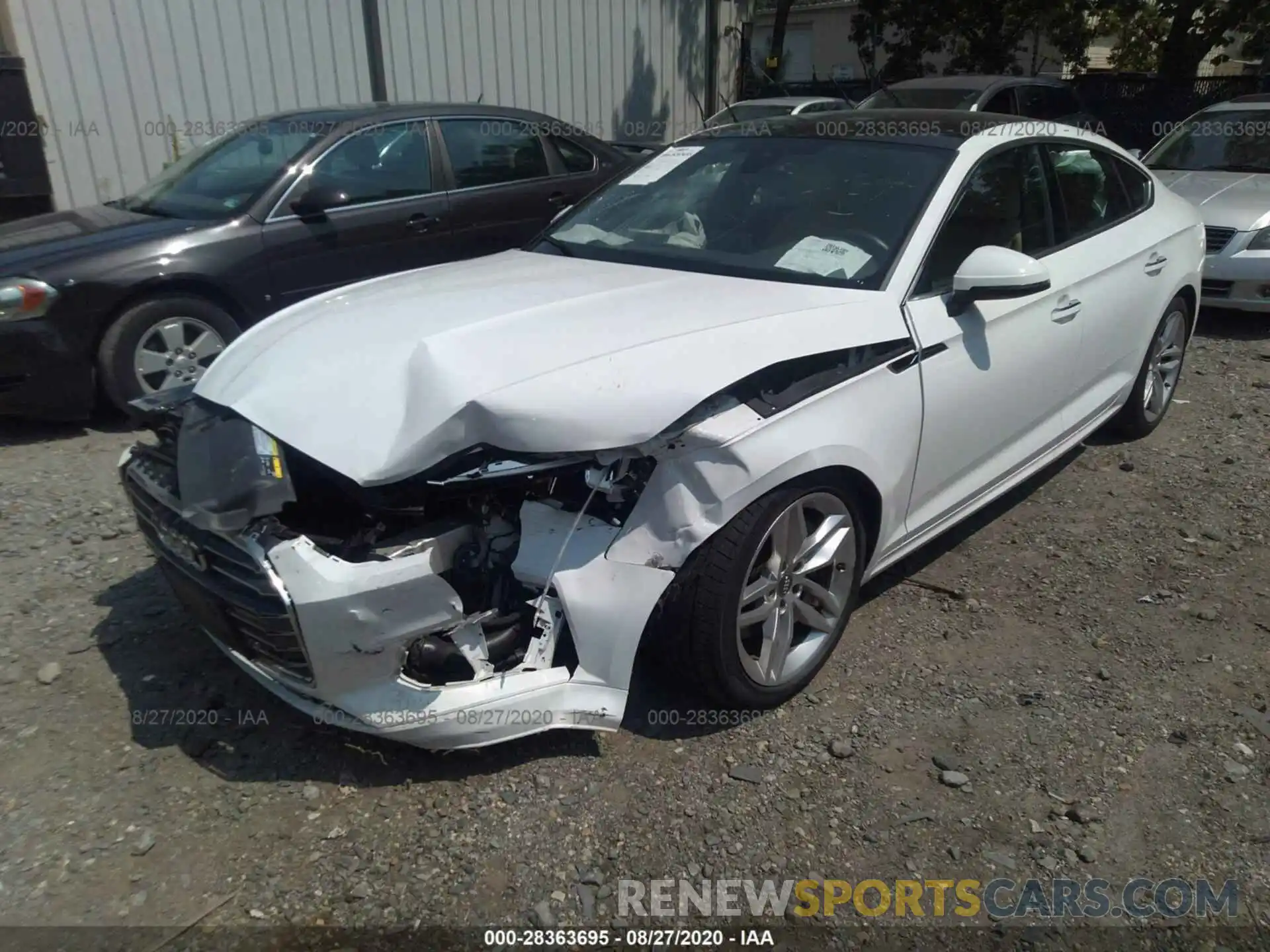 2 Photograph of a damaged car WAUANCF52KA064335 AUDI A5 SPORTBACK 2019