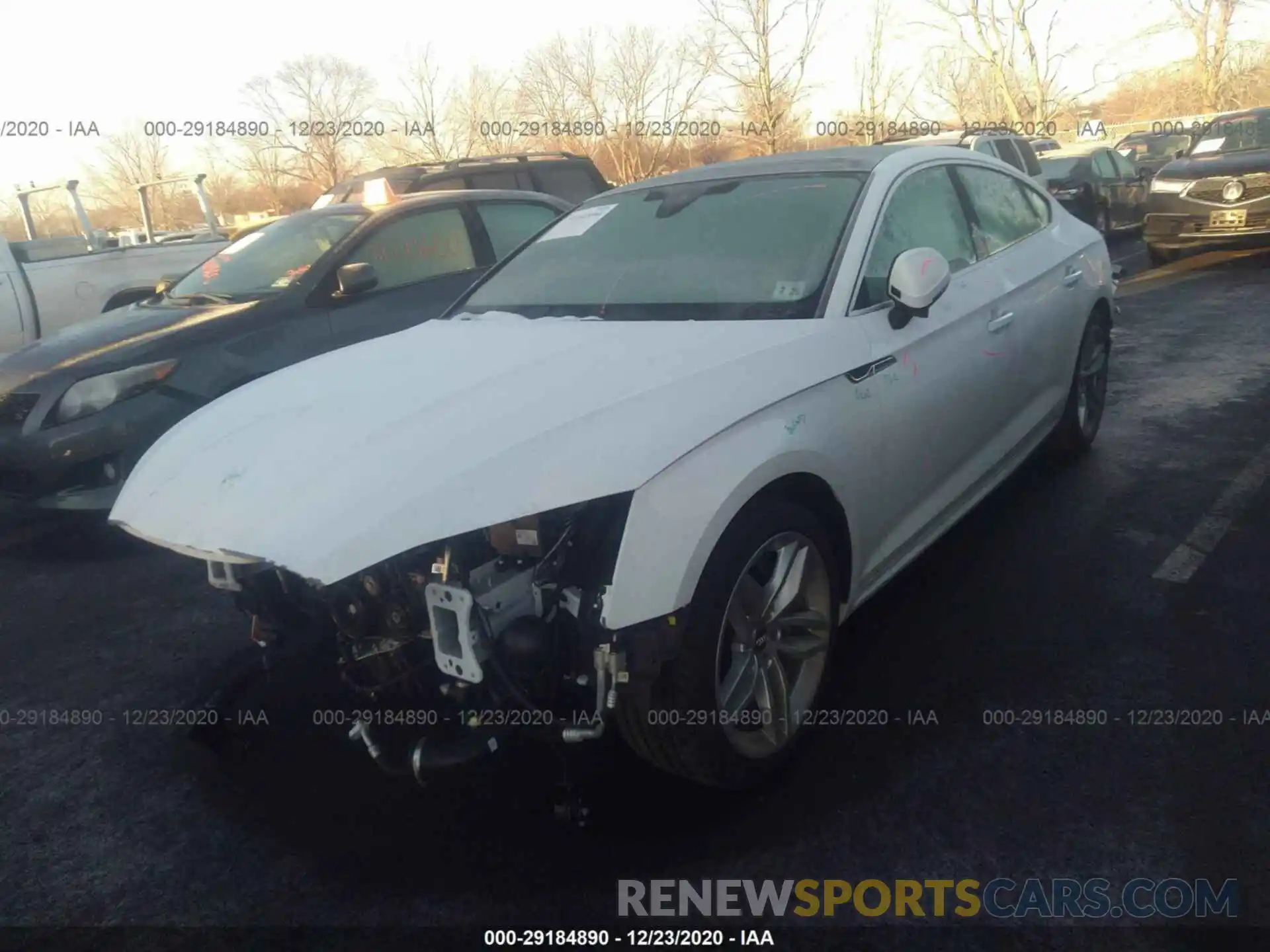 2 Photograph of a damaged car WAUANCF53KA075764 AUDI A5 SPORTBACK 2019