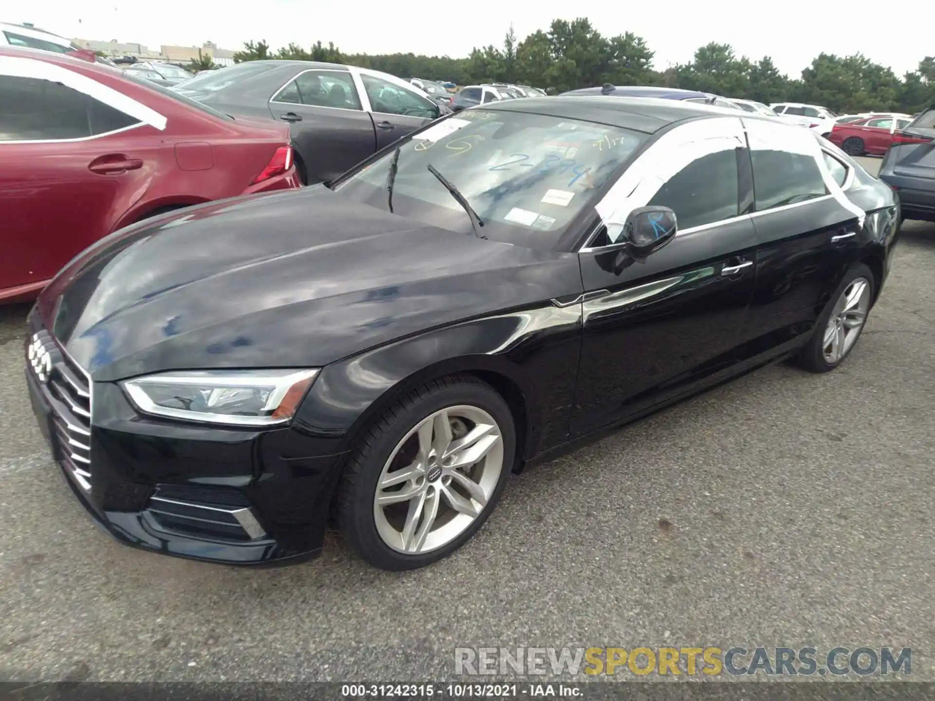 2 Photograph of a damaged car WAUANCF53KA100033 AUDI A5 SPORTBACK 2019