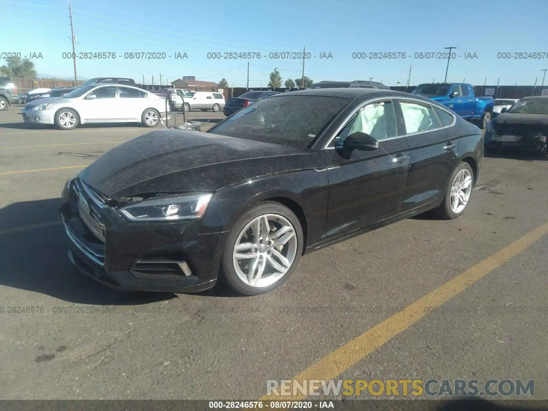 2 Photograph of a damaged car WAUANCF56KA053175 AUDI A5 SPORTBACK 2019