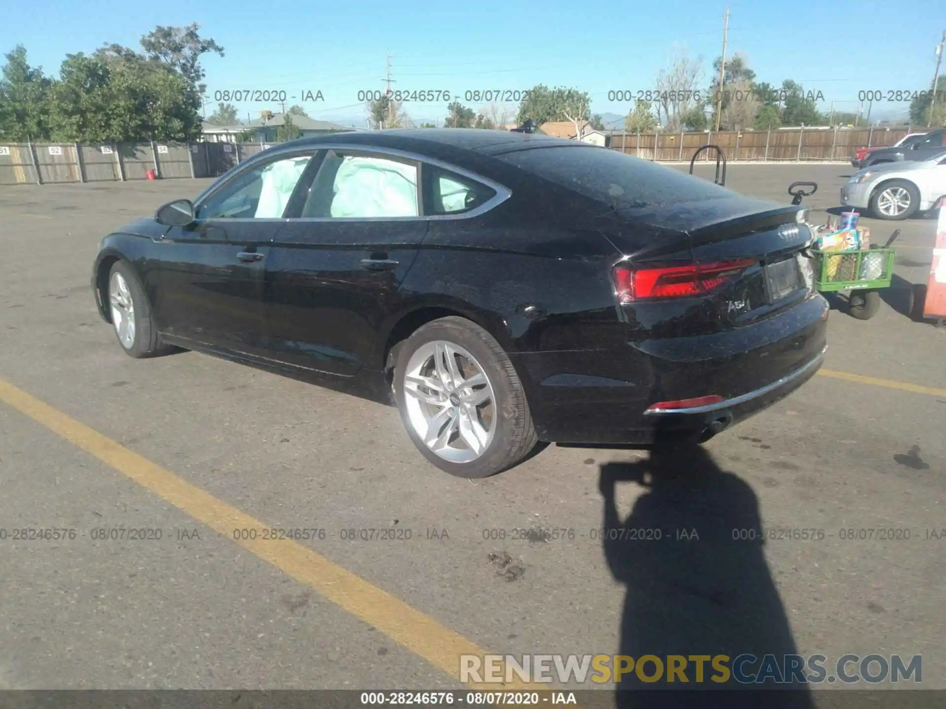 3 Photograph of a damaged car WAUANCF56KA053175 AUDI A5 SPORTBACK 2019